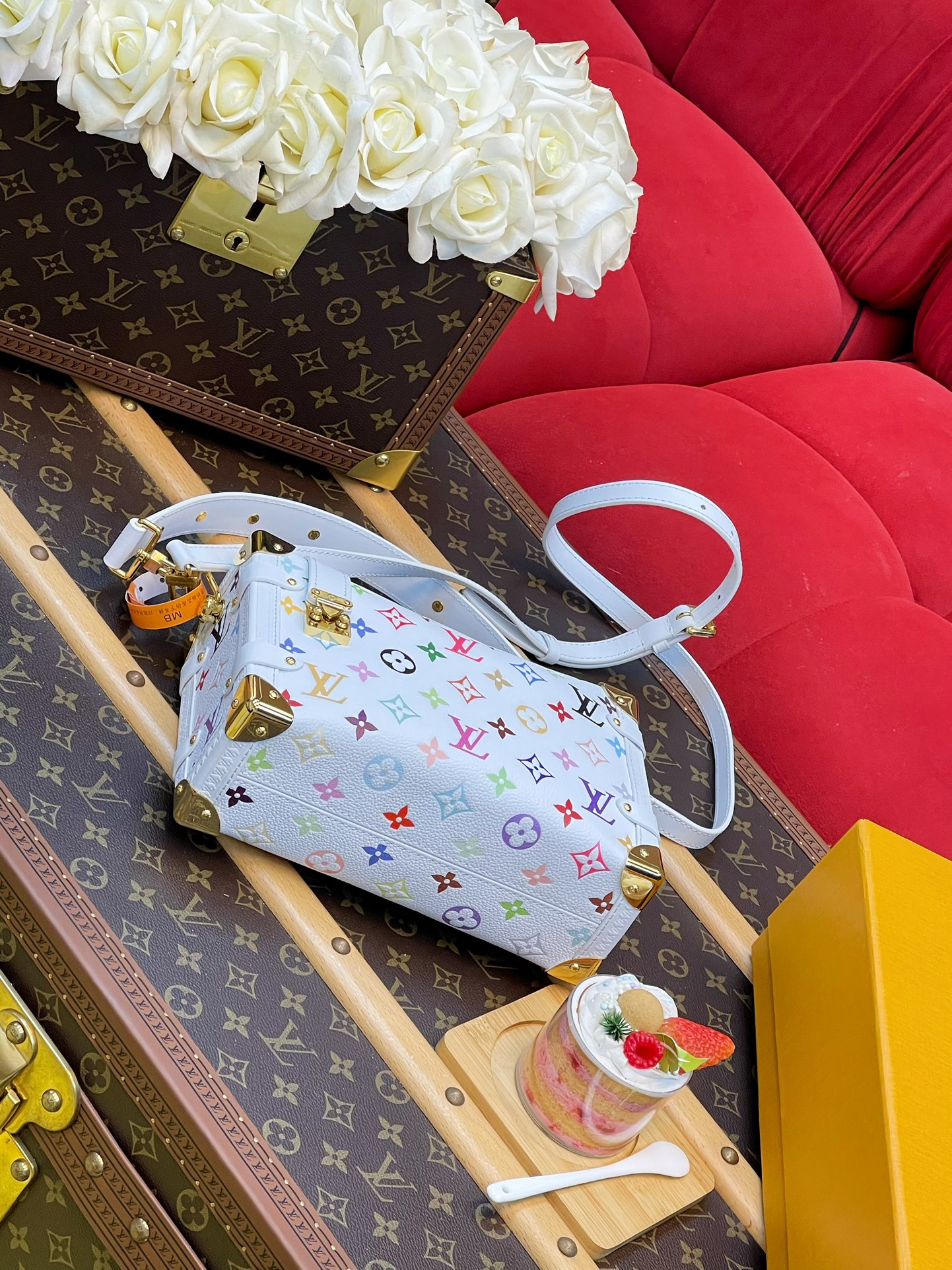 Louis Vuitton Basic Bag Cow Leather M-l-s