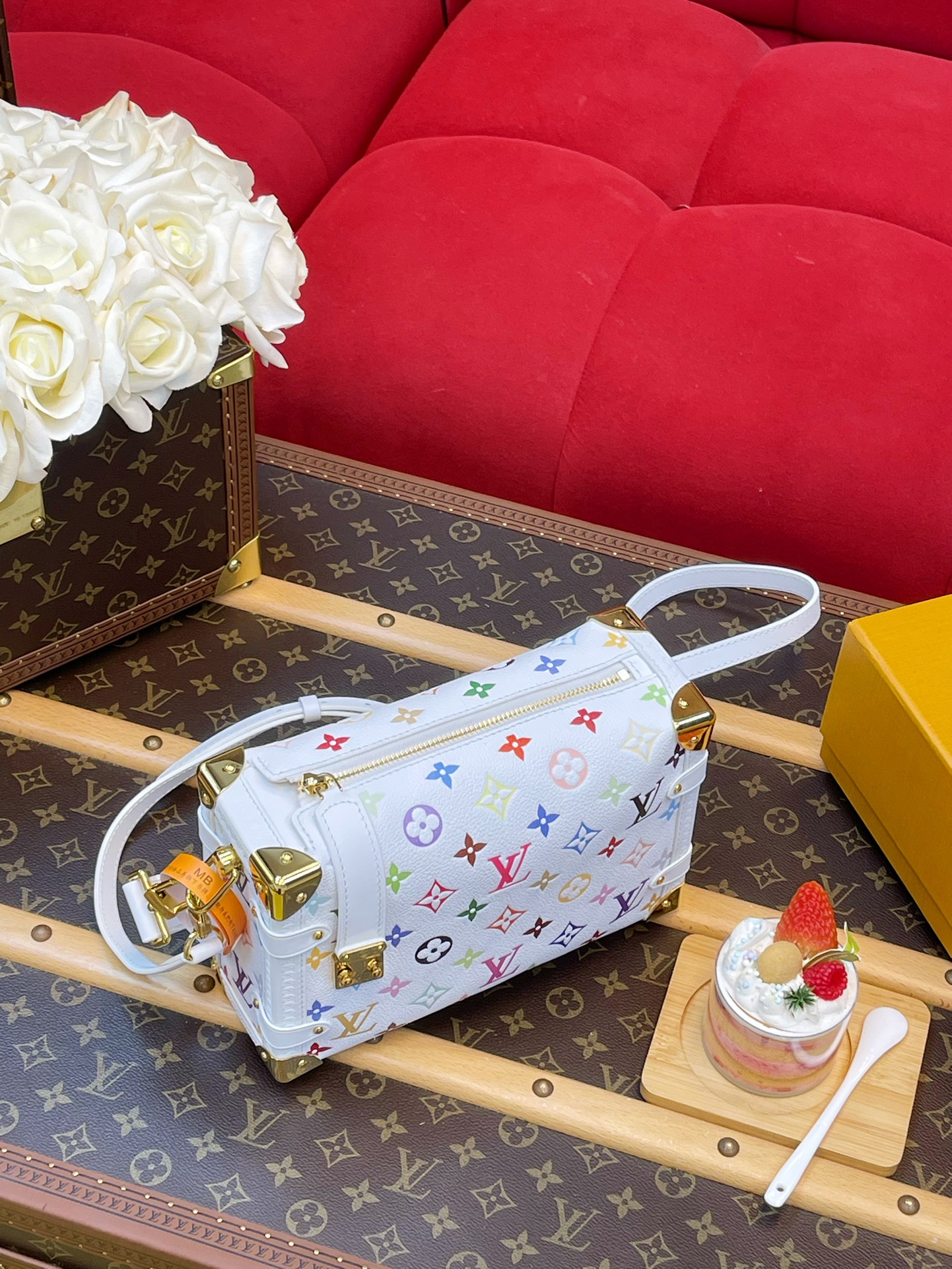 Louis Vuitton Basic Bag Cow Leather M-l-s