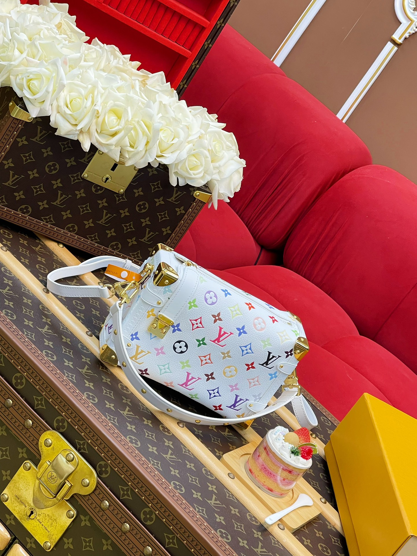 Louis Vuitton Basic Bag Cow Leather M-l-s