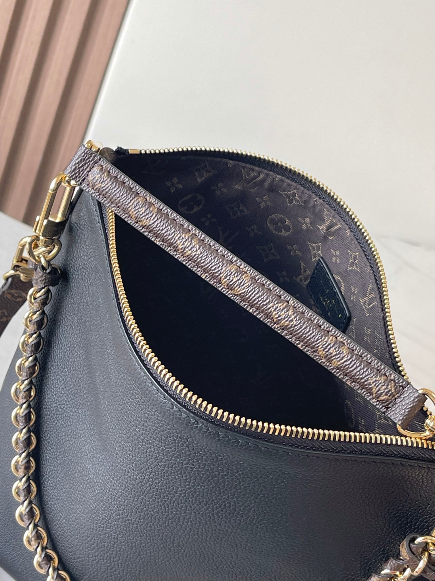 Louis Vuitton Basic Bag Black 30cm-m-l-s