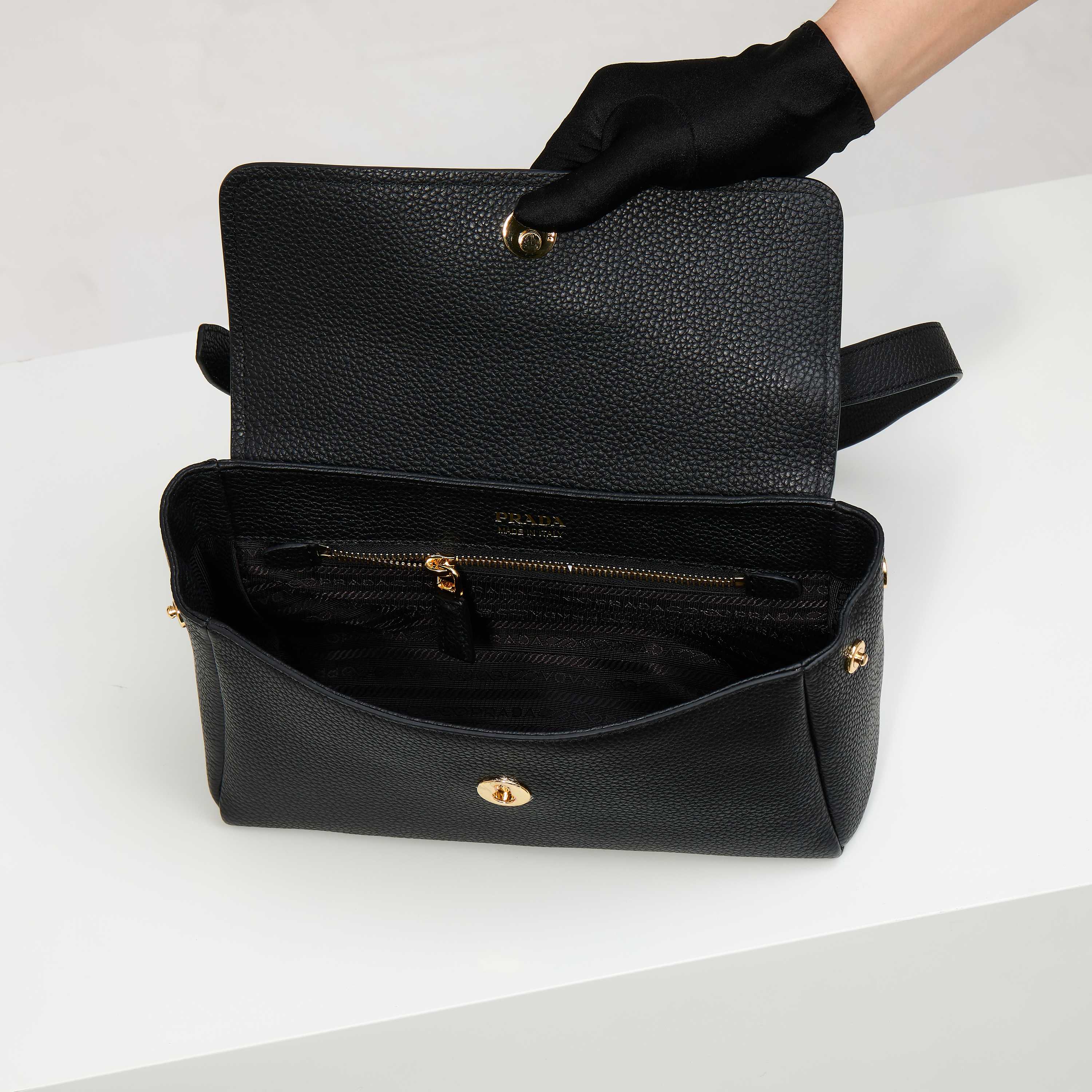 Prada Shoulder Bag Black M