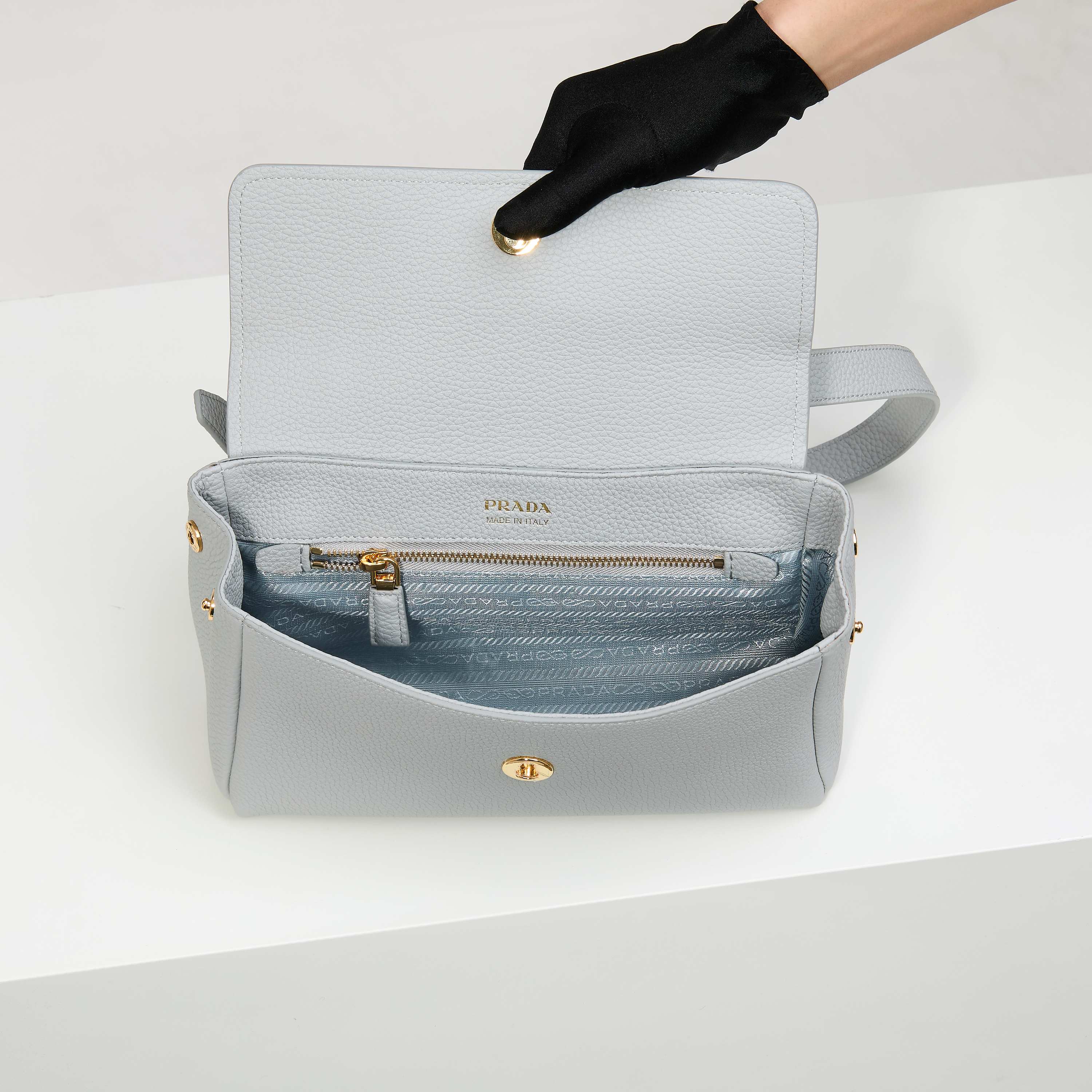 Prada Shoulder Bag Blue M