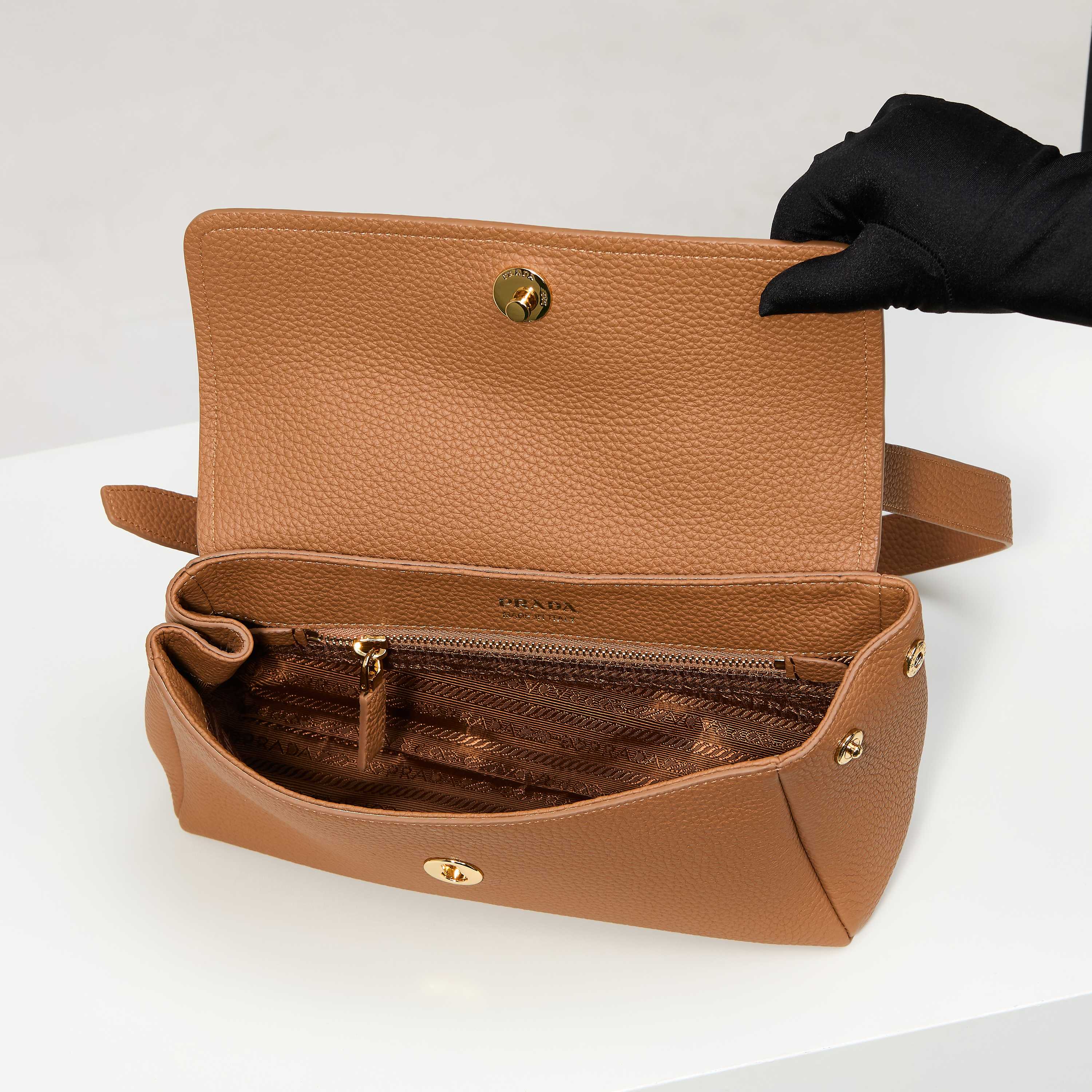 Prada Shoulder Bag Brown M