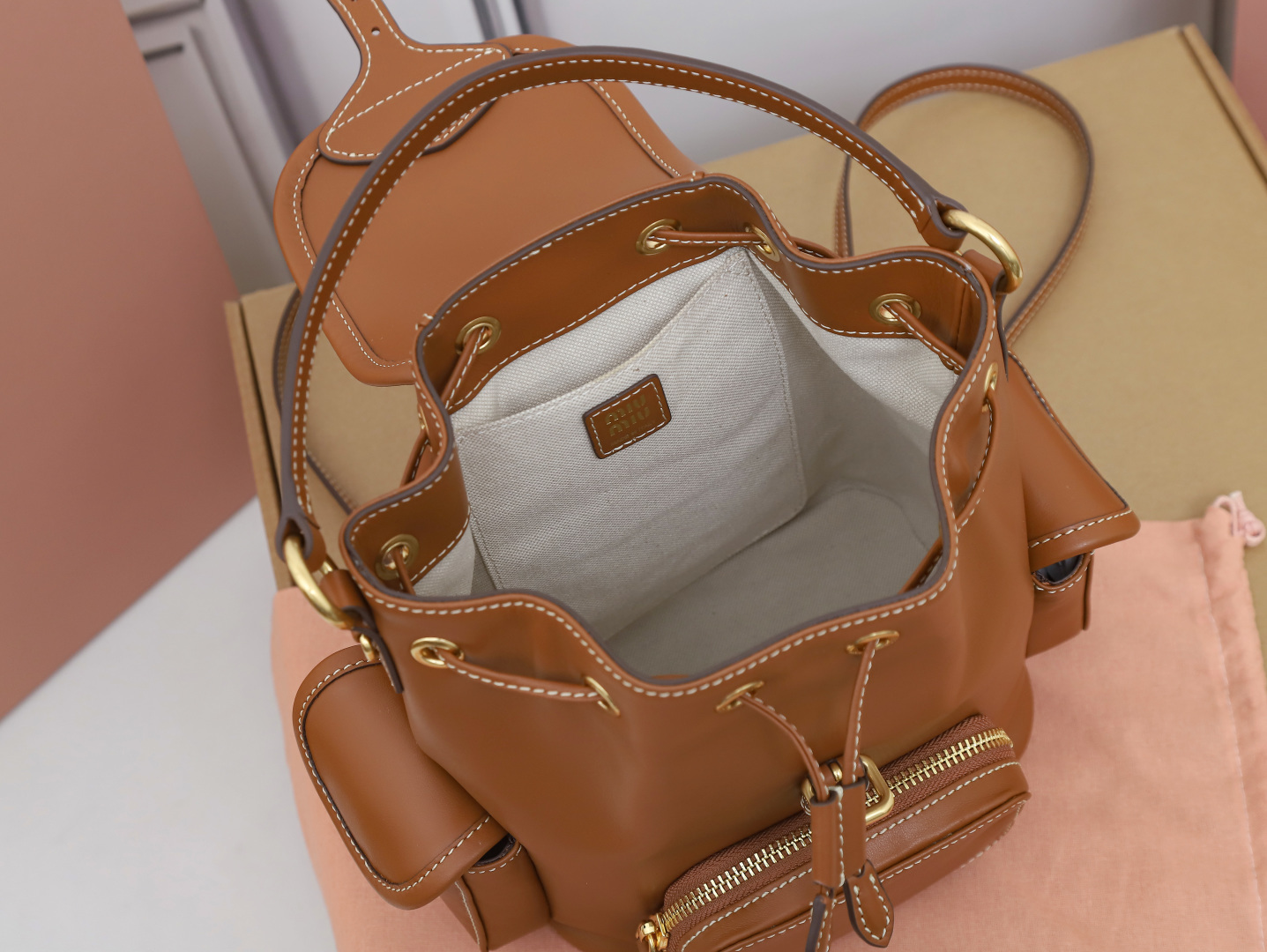 Prada Basic Bag Cow Leather M