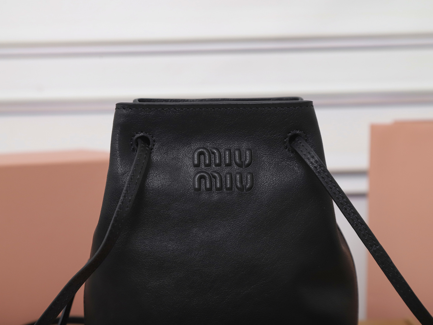 Prada Bucket Bag Sheepskin M