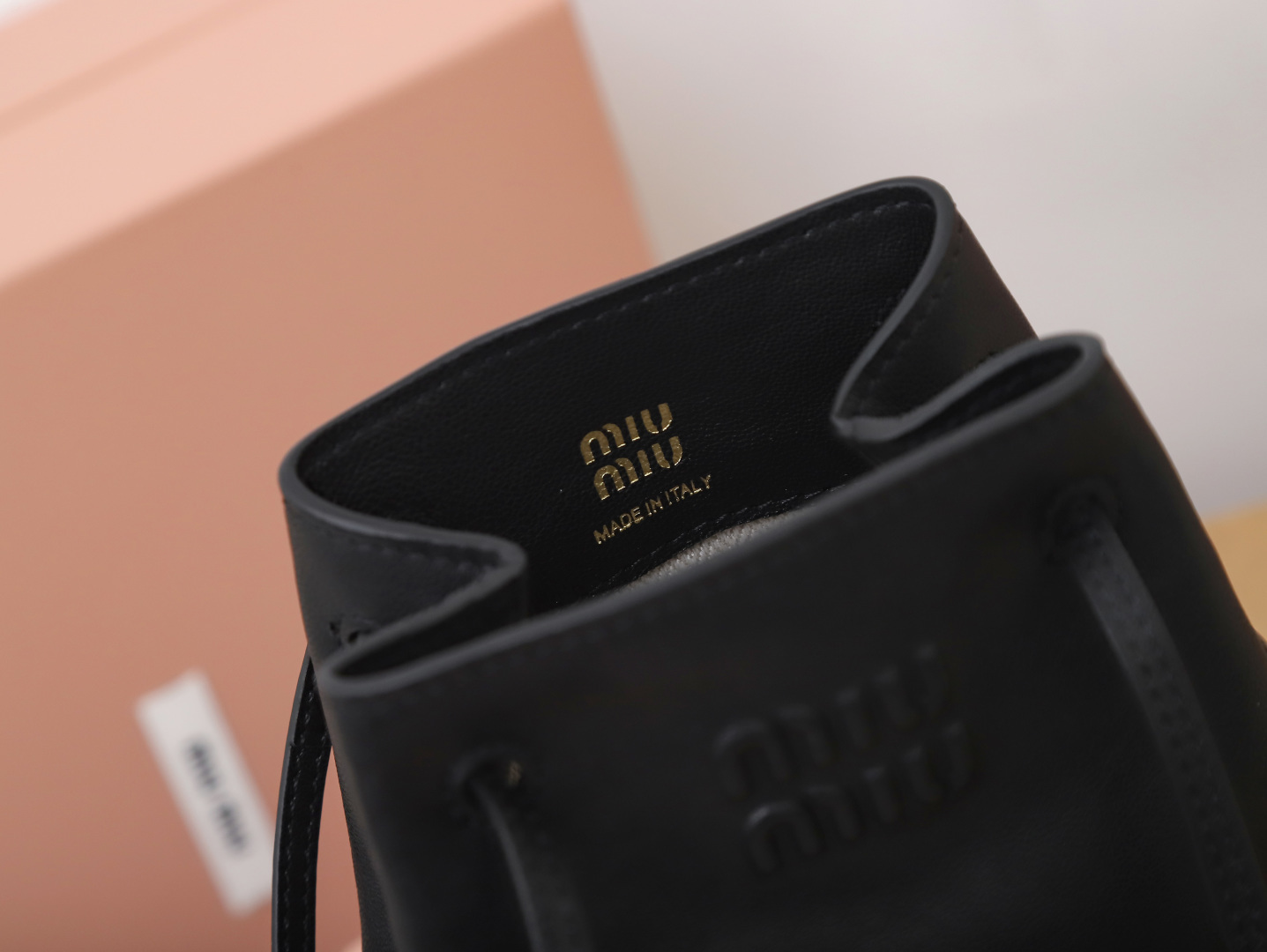 Prada Bucket Bag Sheepskin M