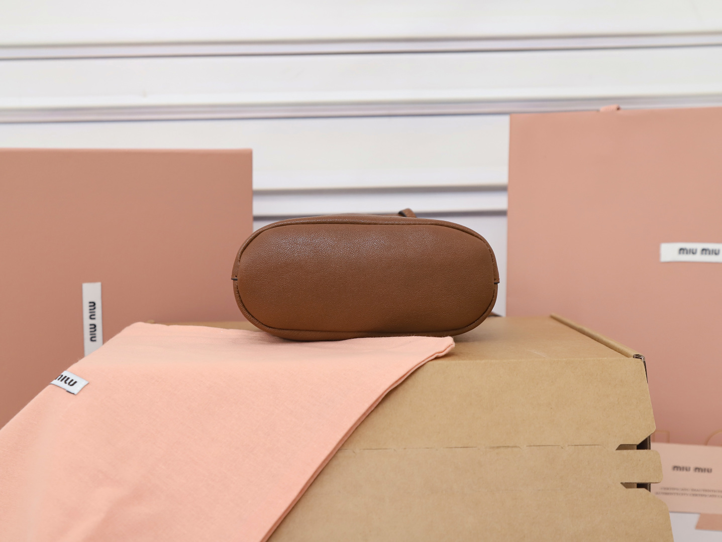 Prada Bucket Bag Sheepskin M