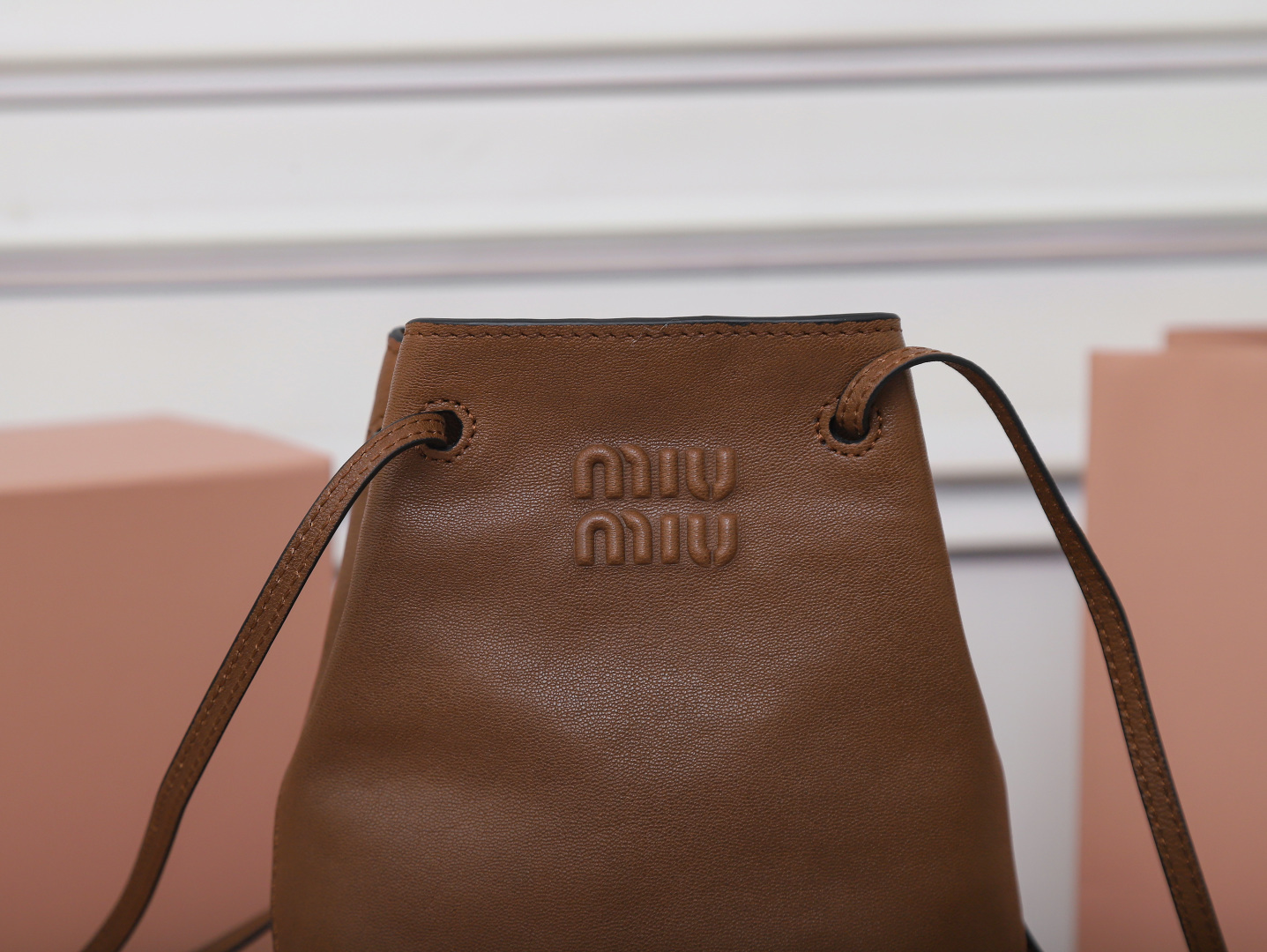 Prada Bucket Bag Sheepskin M