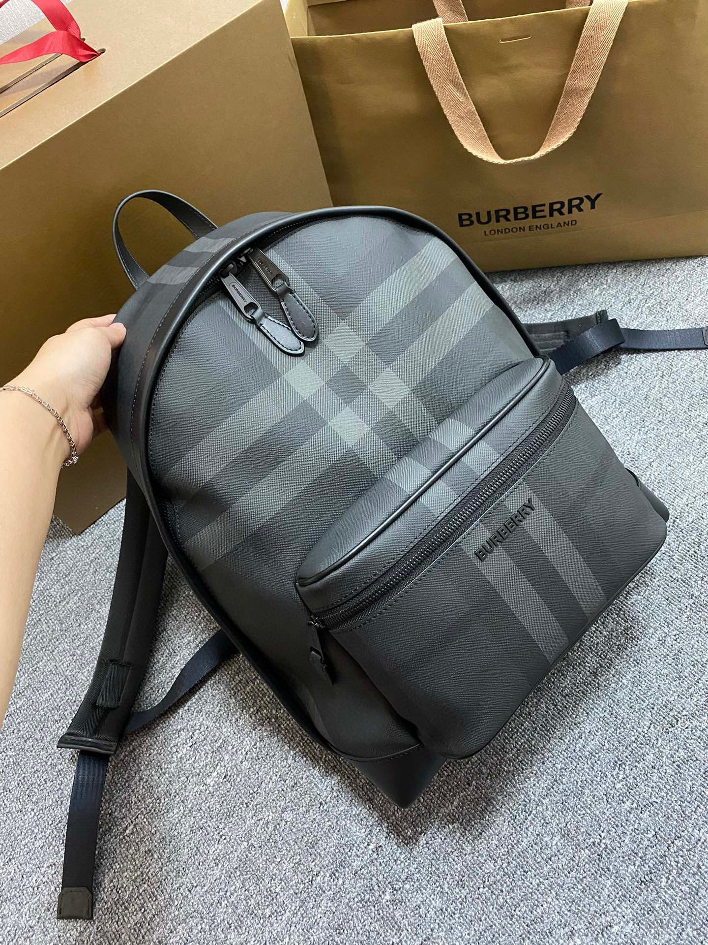 Burberry Backpack Gray