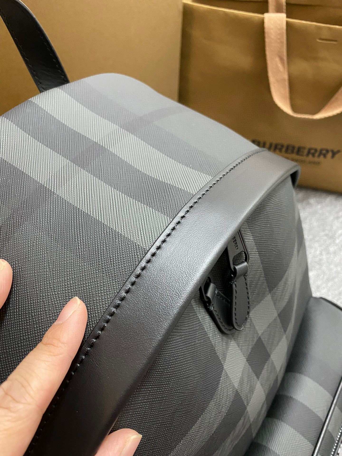 Burberry Backpack Gray
