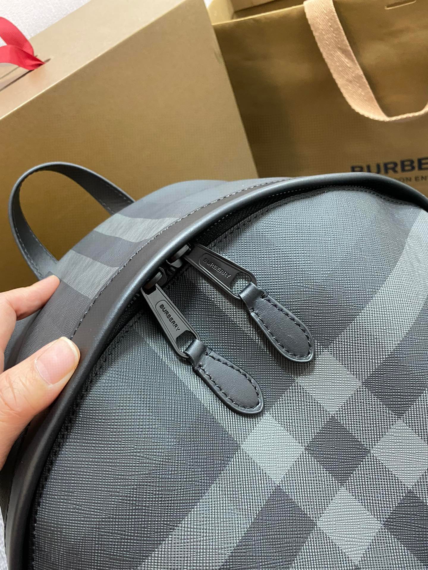 Burberry Backpack Gray