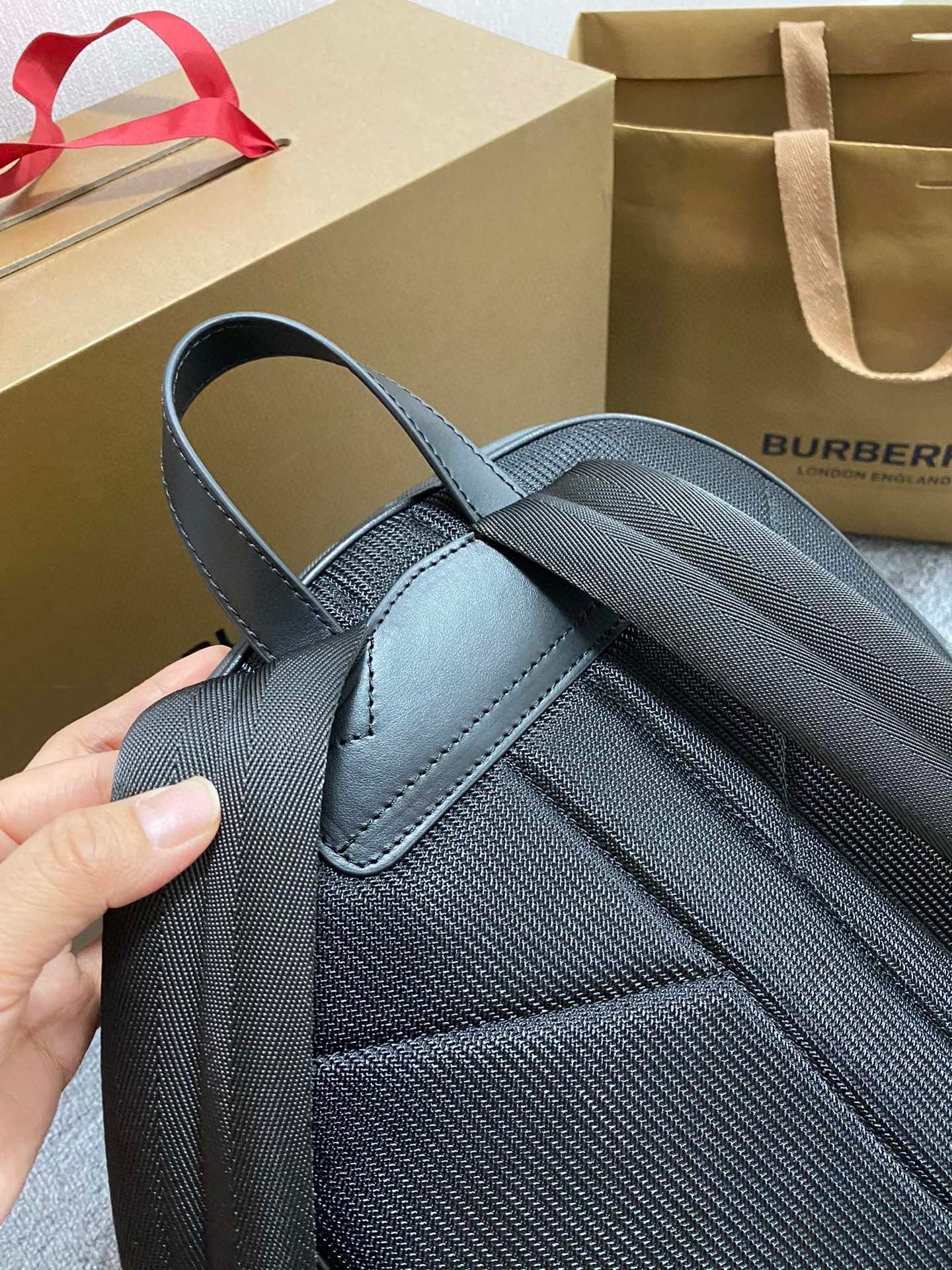Burberry Backpack Gray