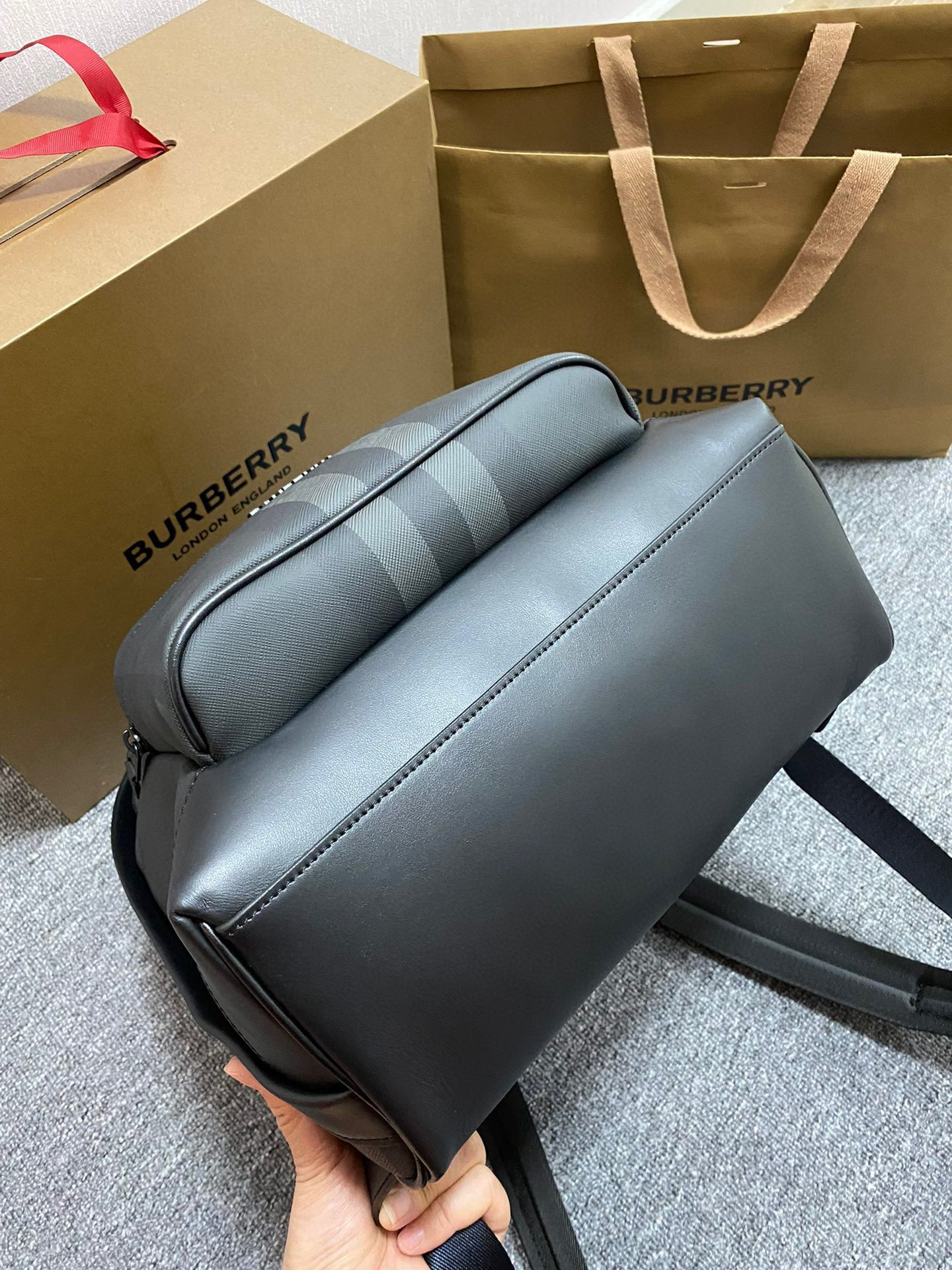 Burberry Backpack Gray