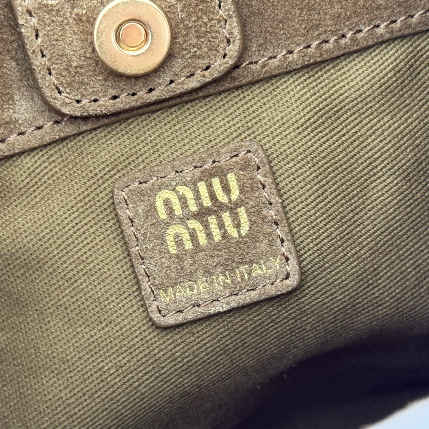 Miu Miu Tote Bag Cow Leather 12cm-m-l