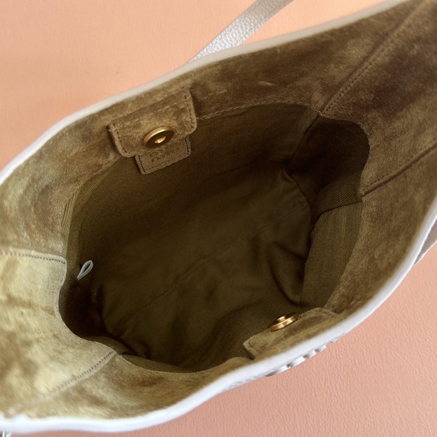 Miu Miu Tote Bag Cow Leather 12cm-m-l