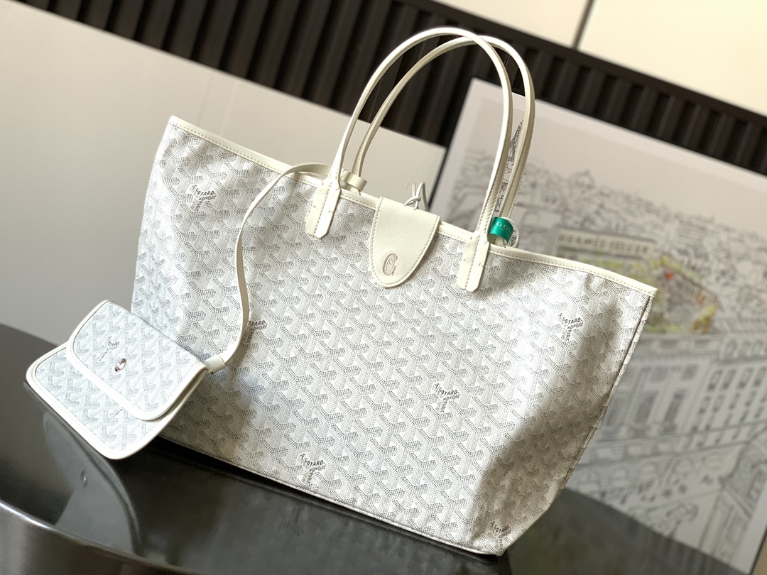 Goyard Basic Bag Canvas White M-l-s