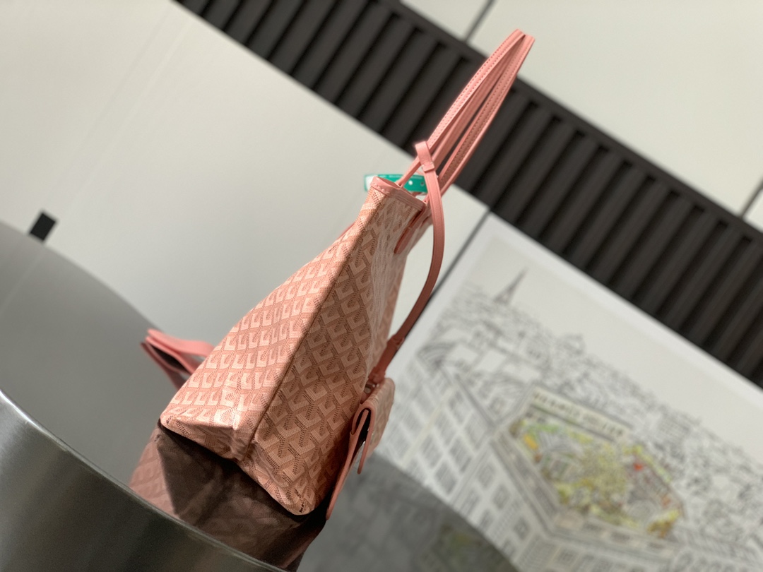 Goyard Basic Bag Canvas Pink M-l-s