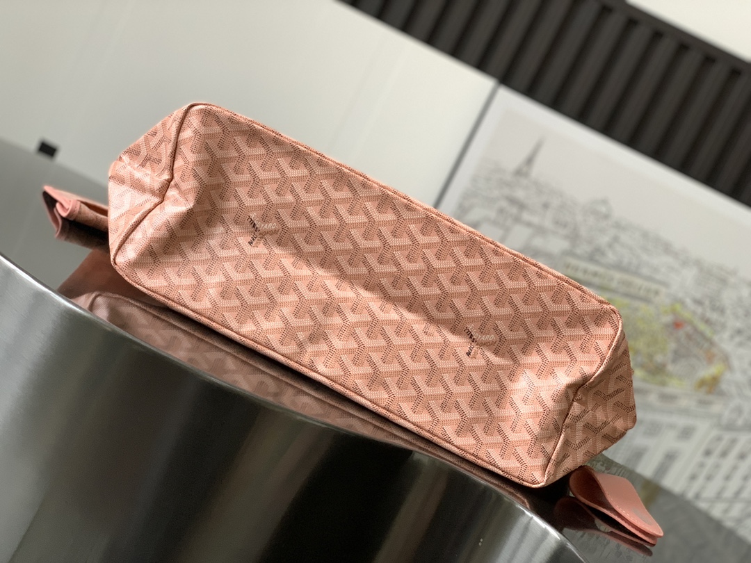 Goyard Basic Bag Canvas Pink M-l-s