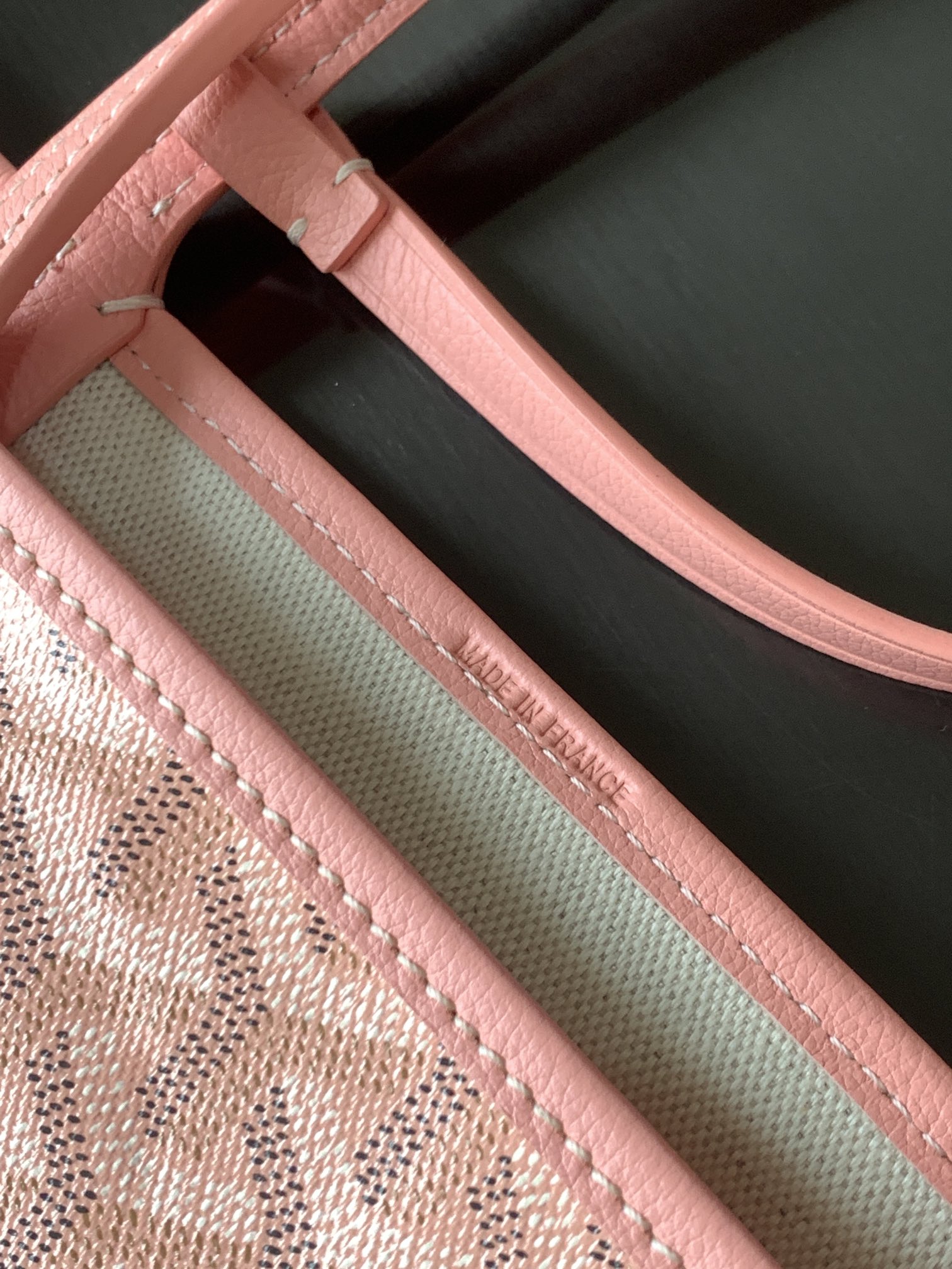 Goyard Basic Bag Canvas Pink M-l-s