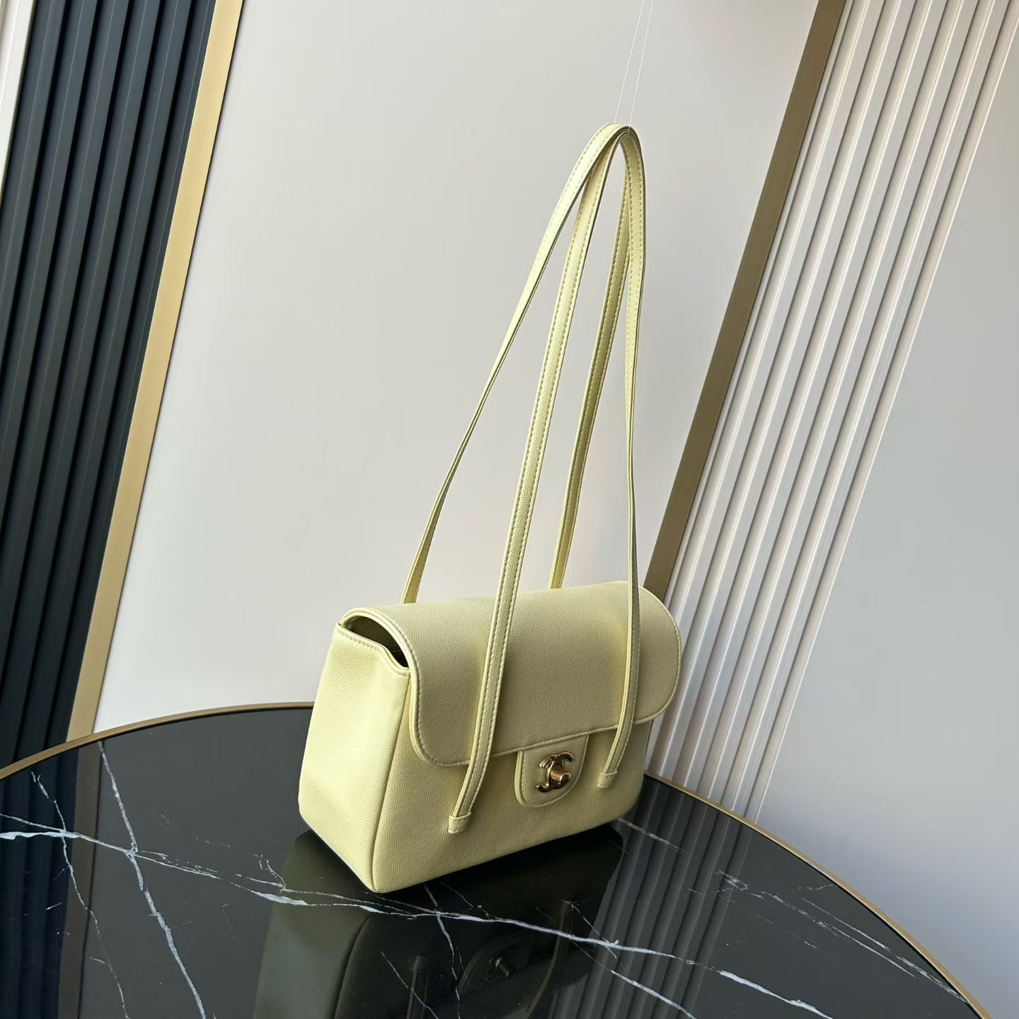 Chanel Basic Bag Cow Leather M-l-s