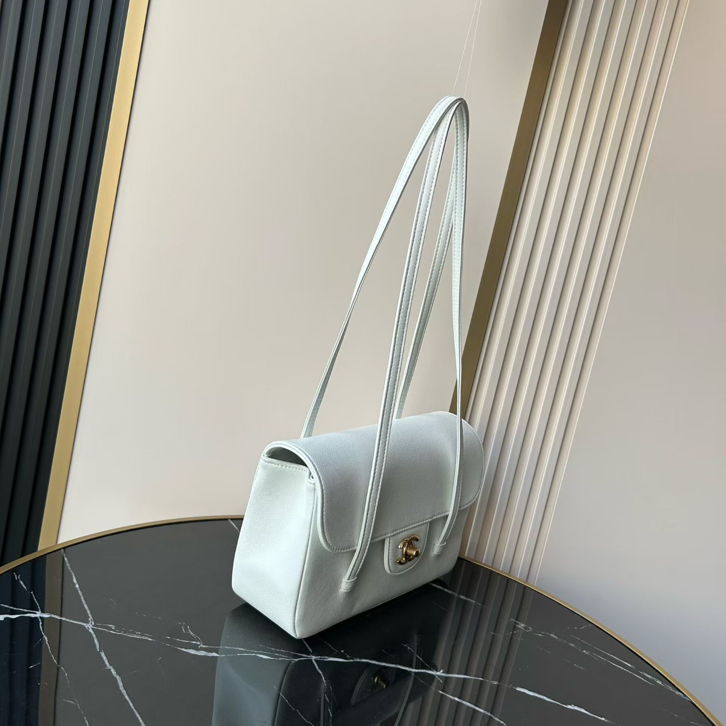 Chanel Basic Bag Cow Leather M-l-s