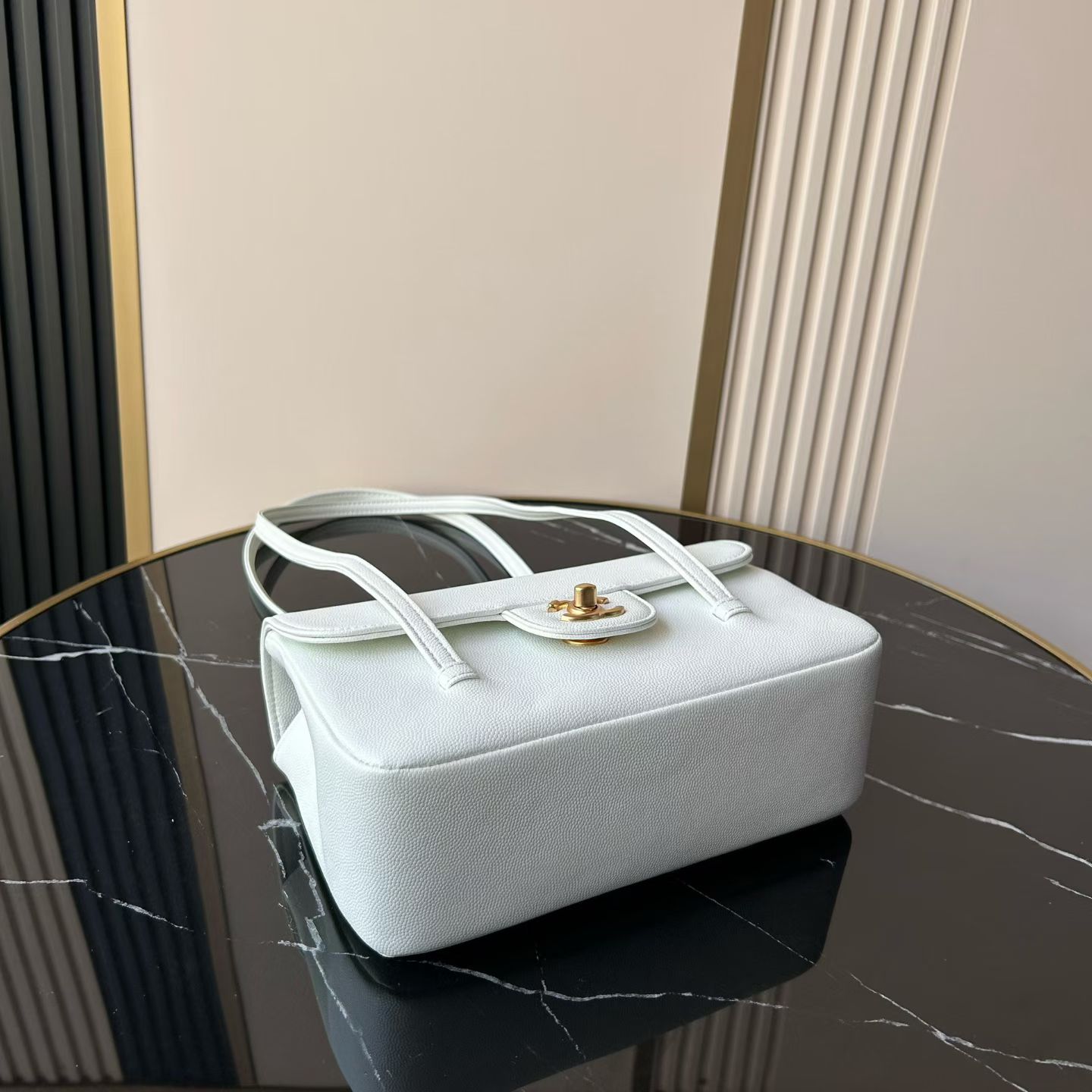 Chanel Basic Bag Cow Leather M-l-s