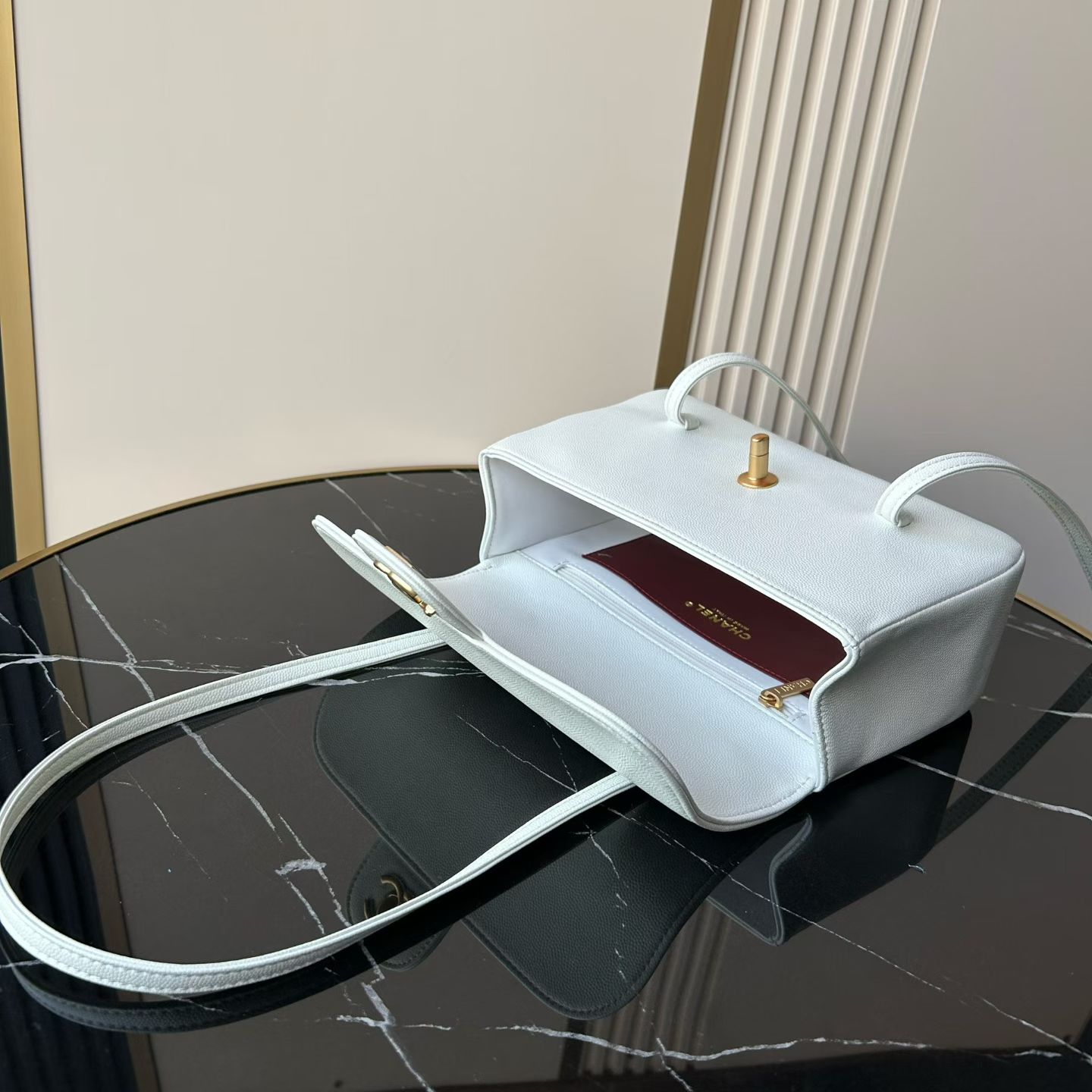 Chanel Basic Bag Cow Leather M-l-s