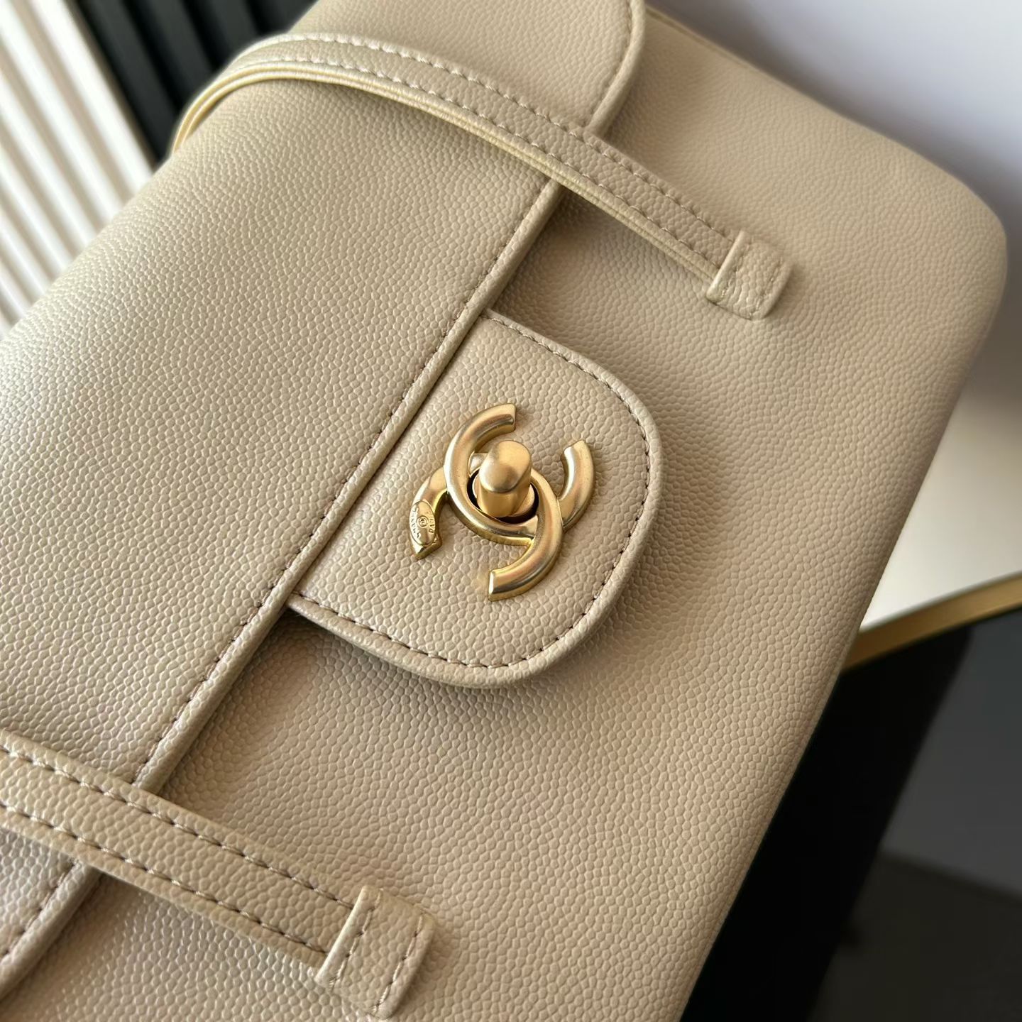 Chanel Basic Bag Cow Leather M-l-s