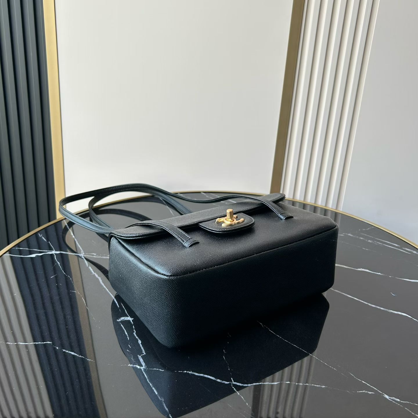 Chanel Basic Bag Cow Leather M-l-s