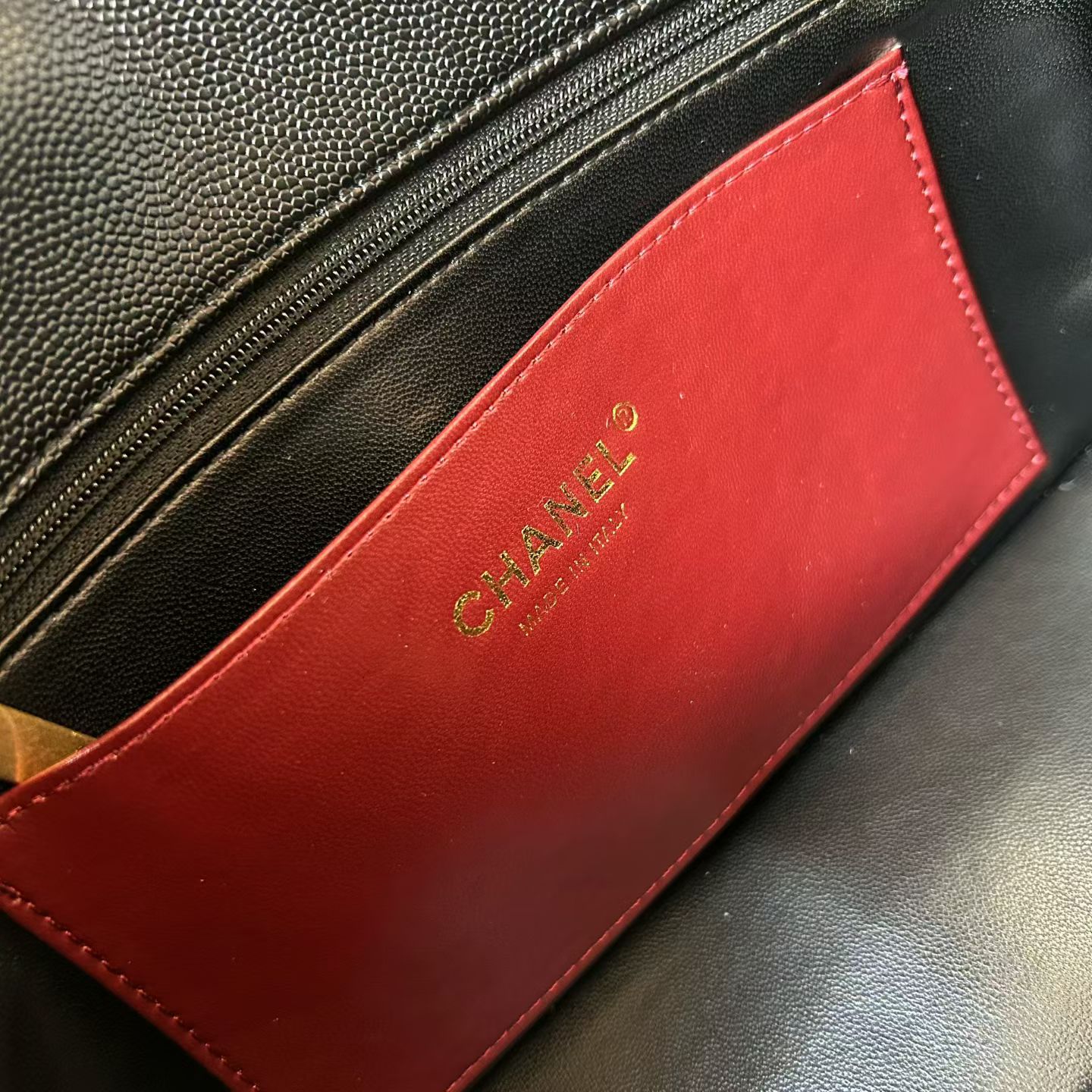 Chanel Basic Bag Cow Leather M-l-s