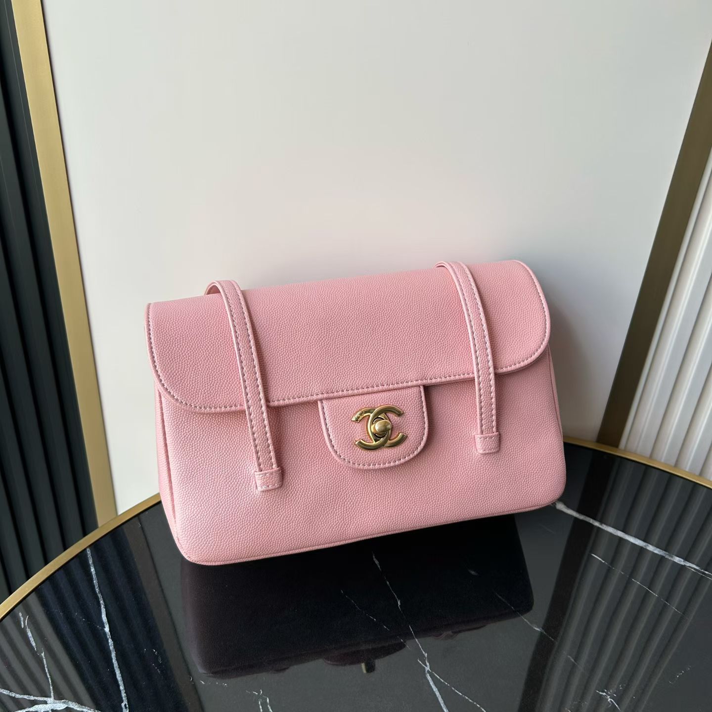 Chanel Basic Bag Cow Leather M-l-s