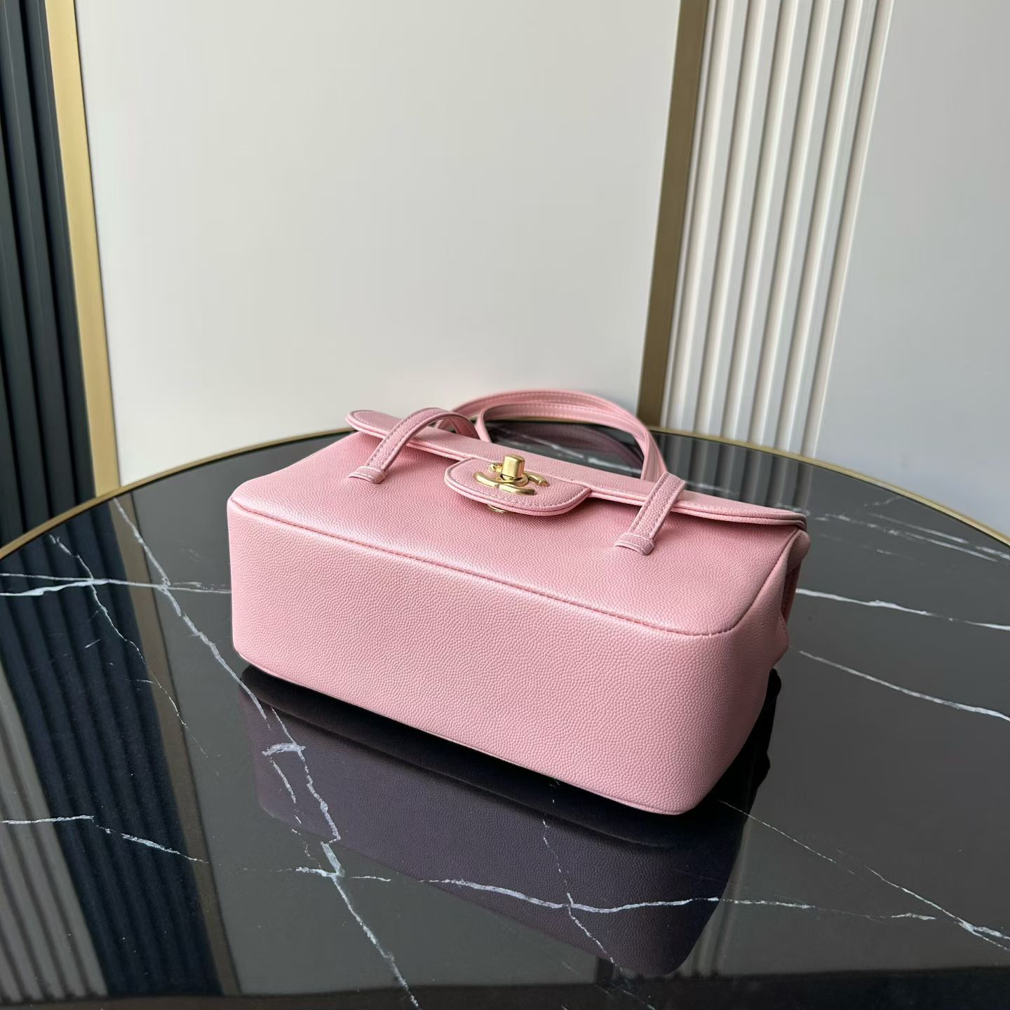 Chanel Basic Bag Cow Leather M-l-s