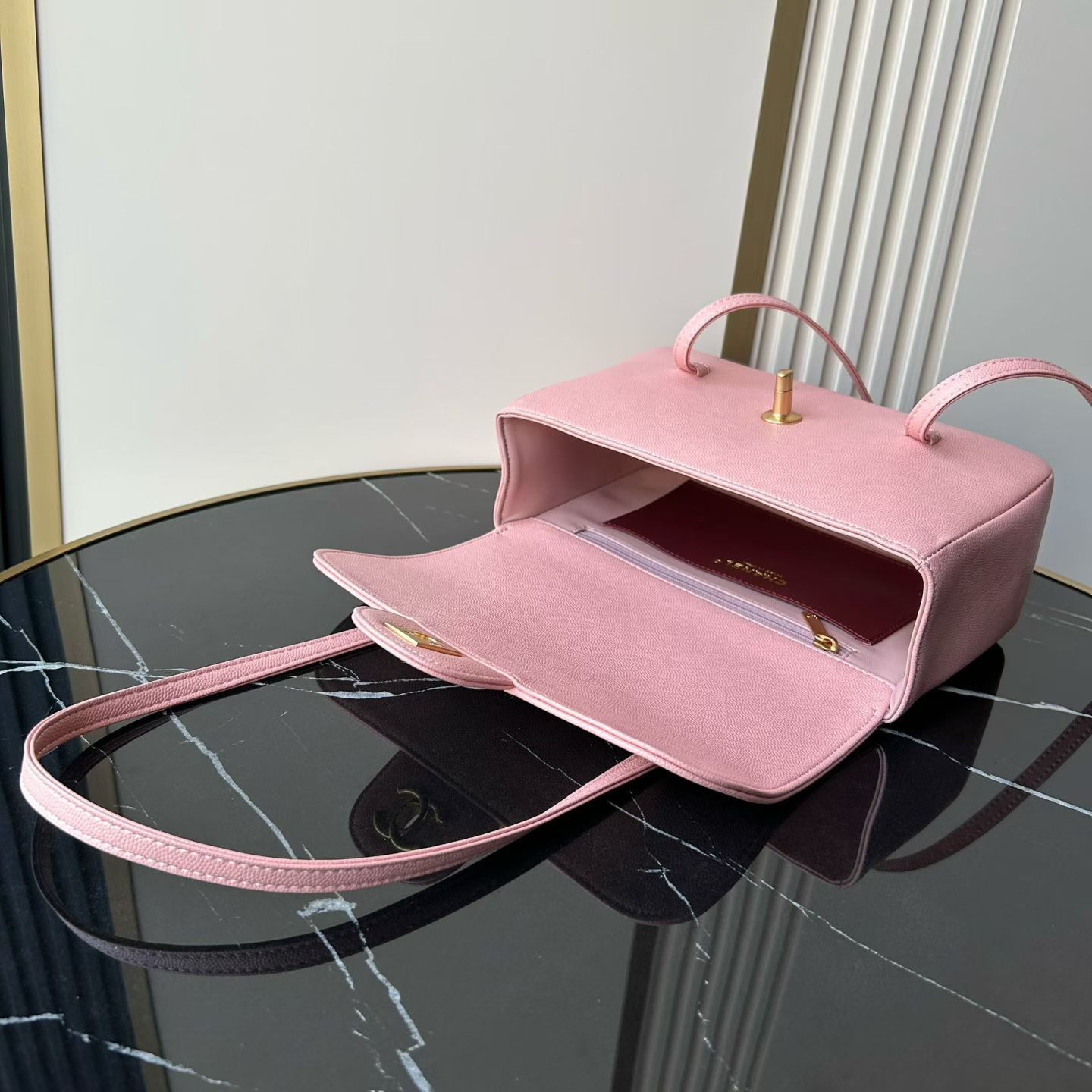 Chanel Basic Bag Cow Leather M-l-s