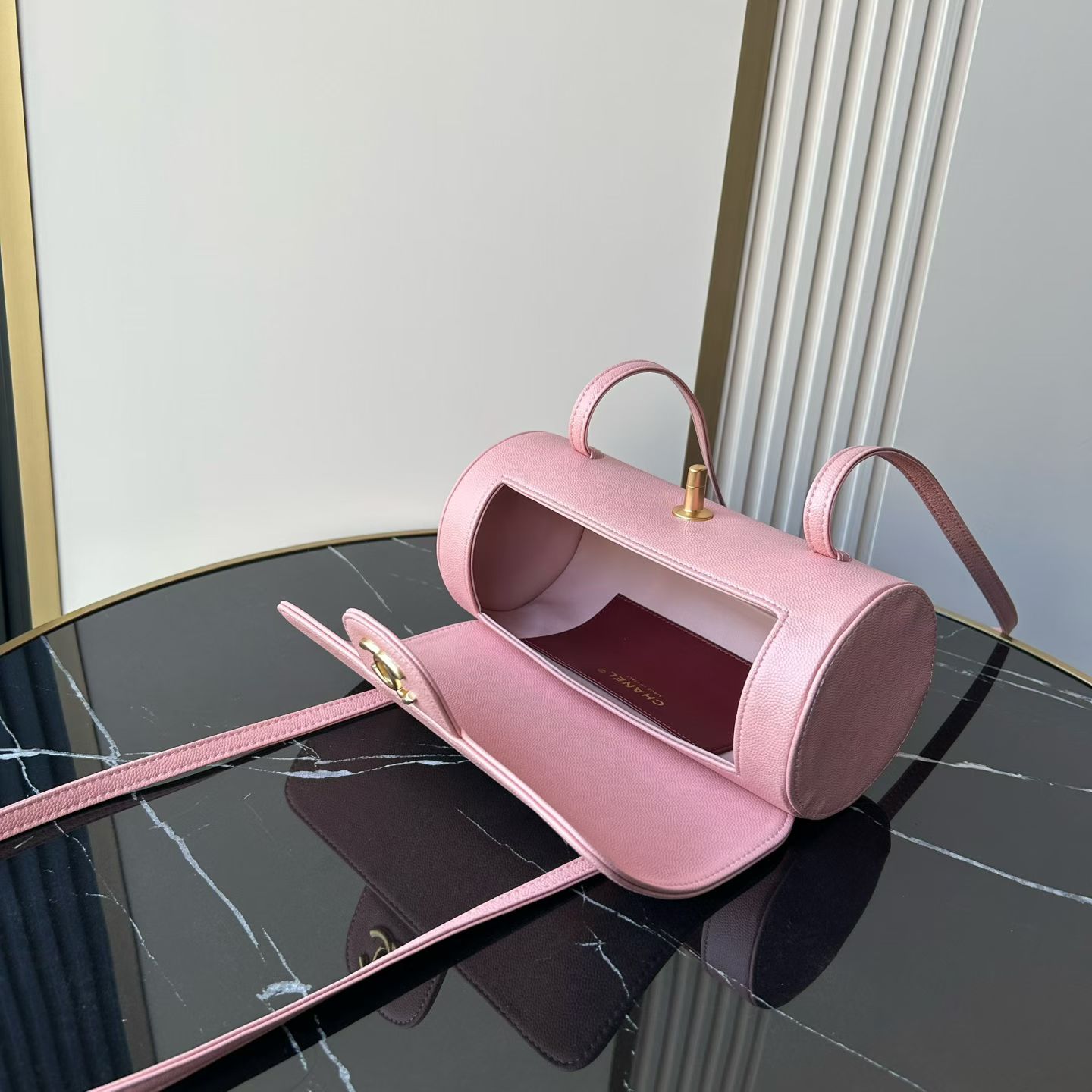 Chanel Basic Bag Cow Leather 10cm-l-s