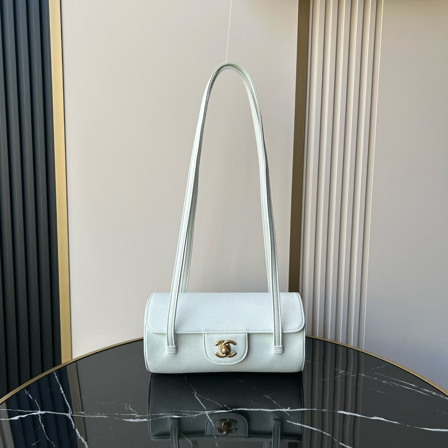 Chanel Basic Bag Cow Leather 10cm-l-s