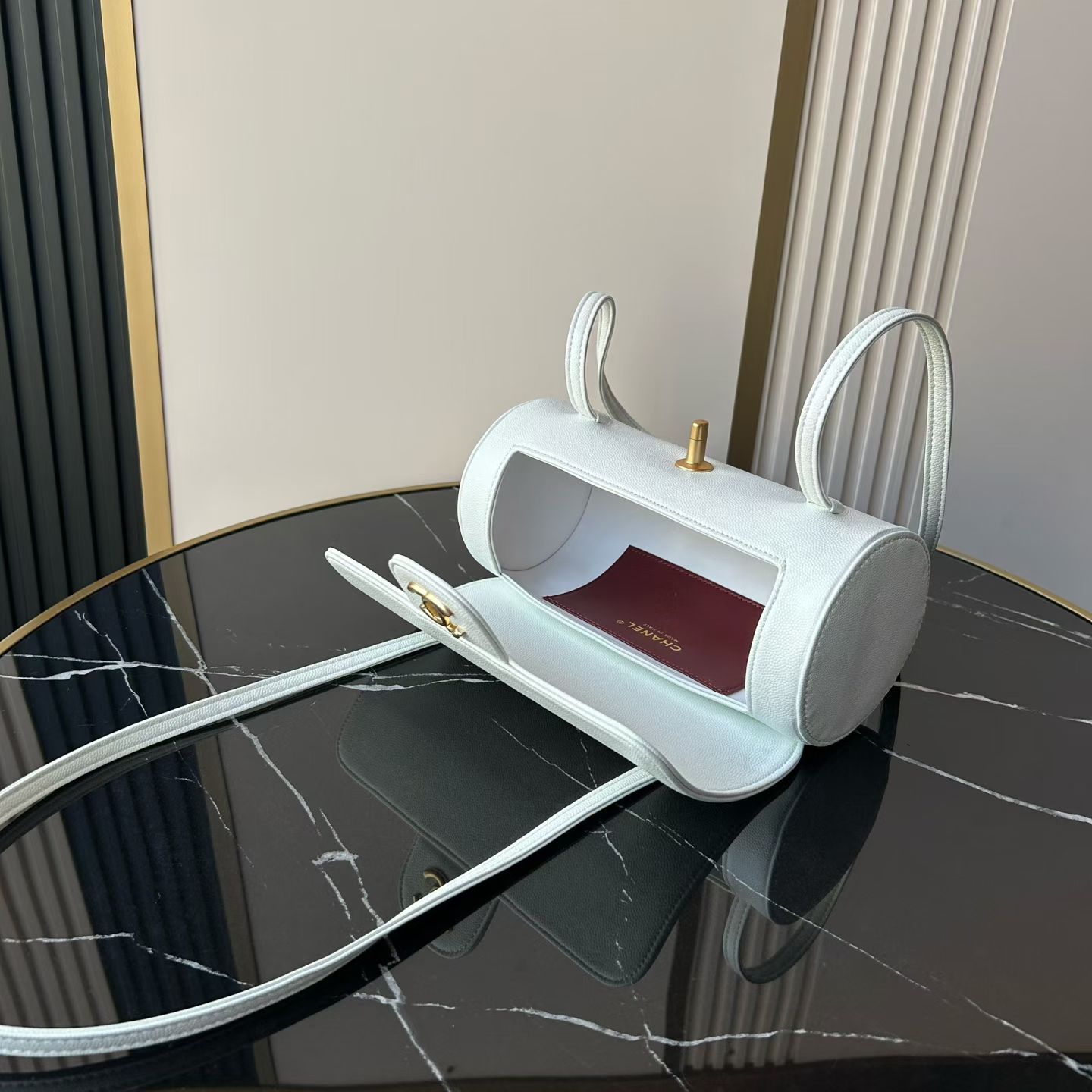 Chanel Basic Bag Cow Leather 10cm-l-s