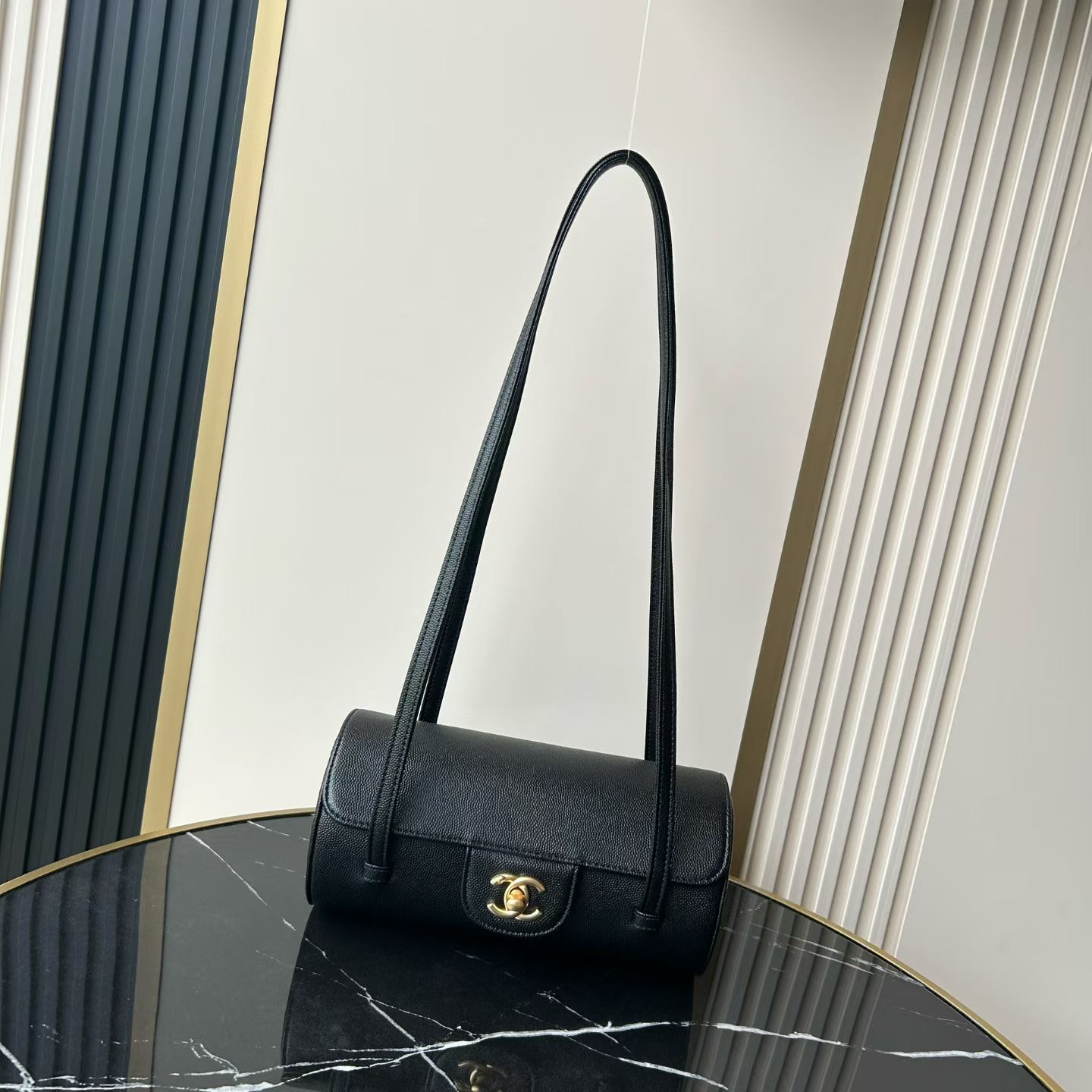 Chanel Basic Bag Cow Leather 10cm-l-s