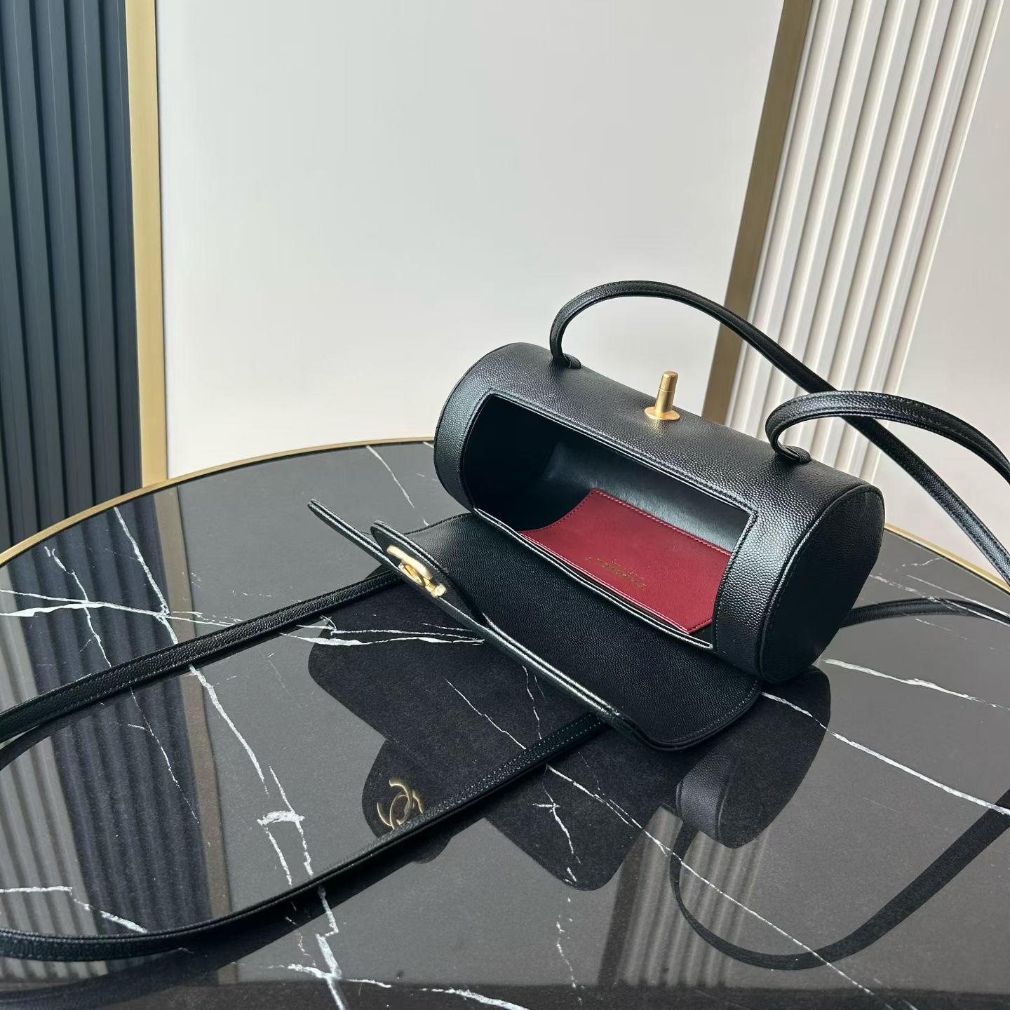 Chanel Basic Bag Cow Leather 10cm-l-s