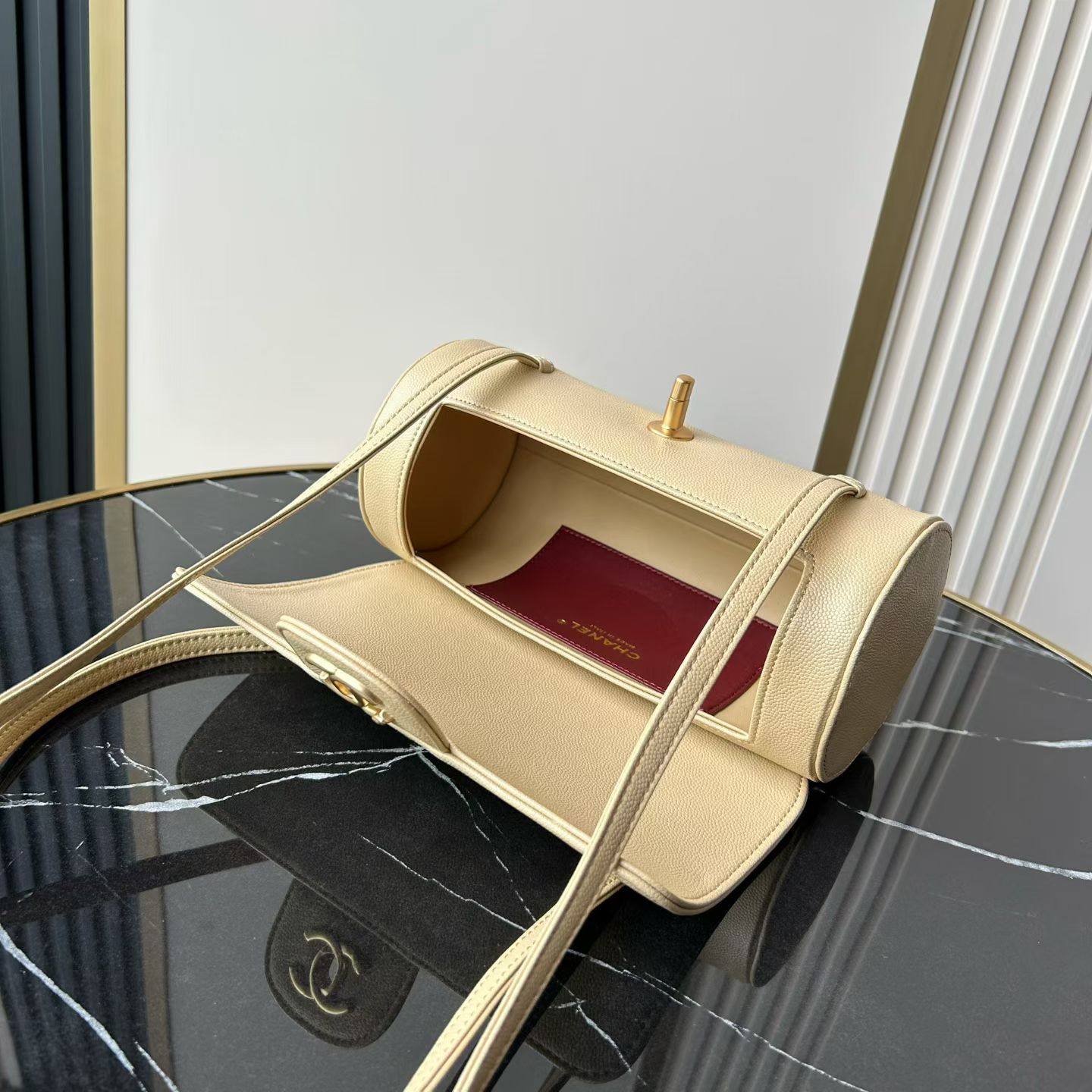 Chanel Basic Bag Cow Leather 10cm-l-s