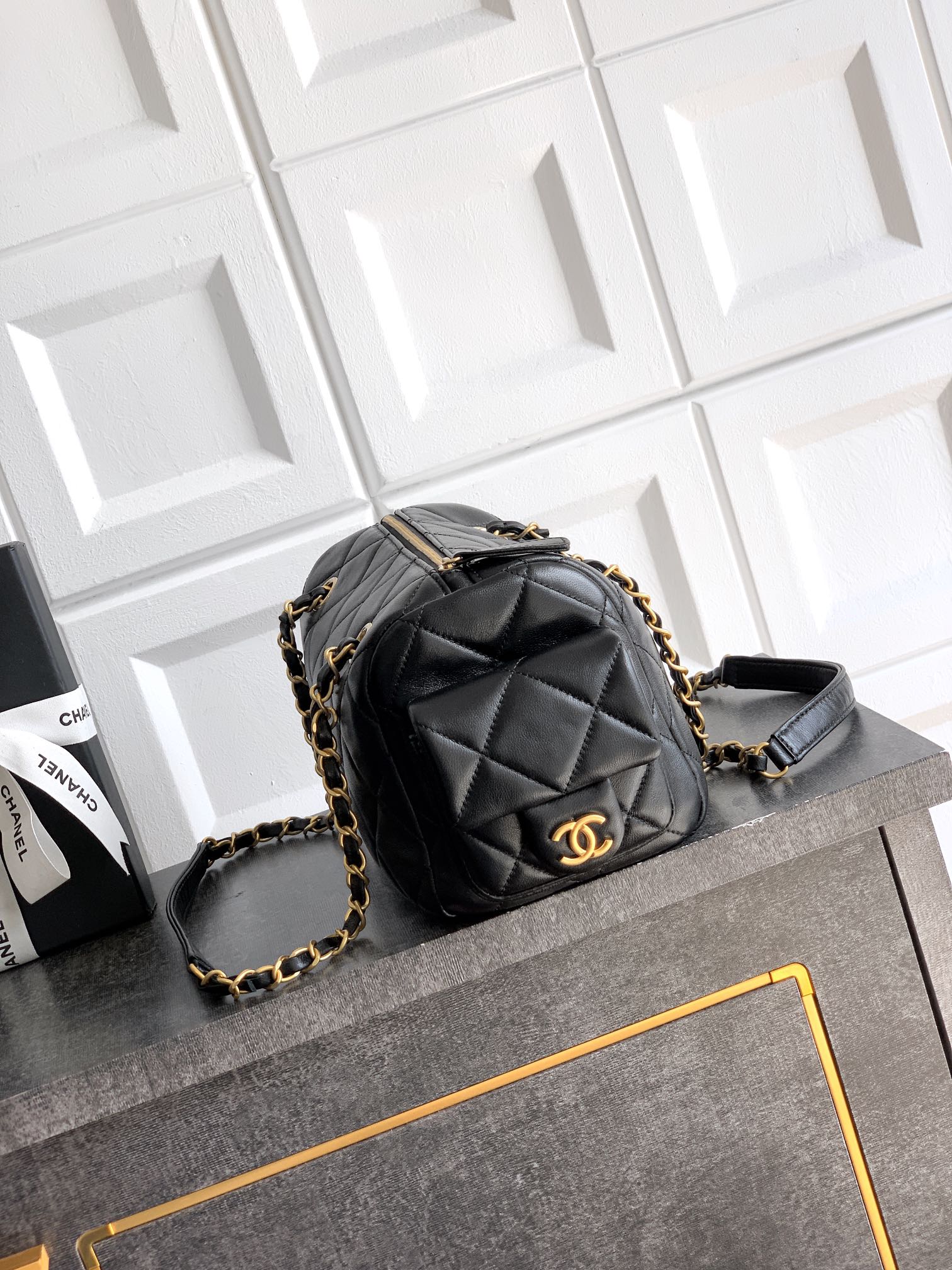 Chanel Basic Bag Cow Leather L