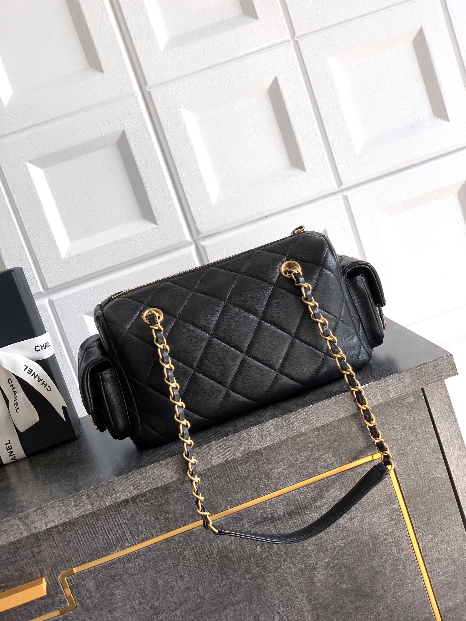Chanel Basic Bag Cow Leather L