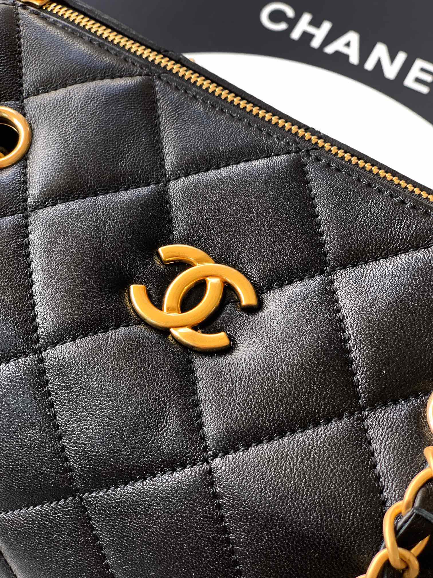 Chanel Basic Bag Cow Leather L