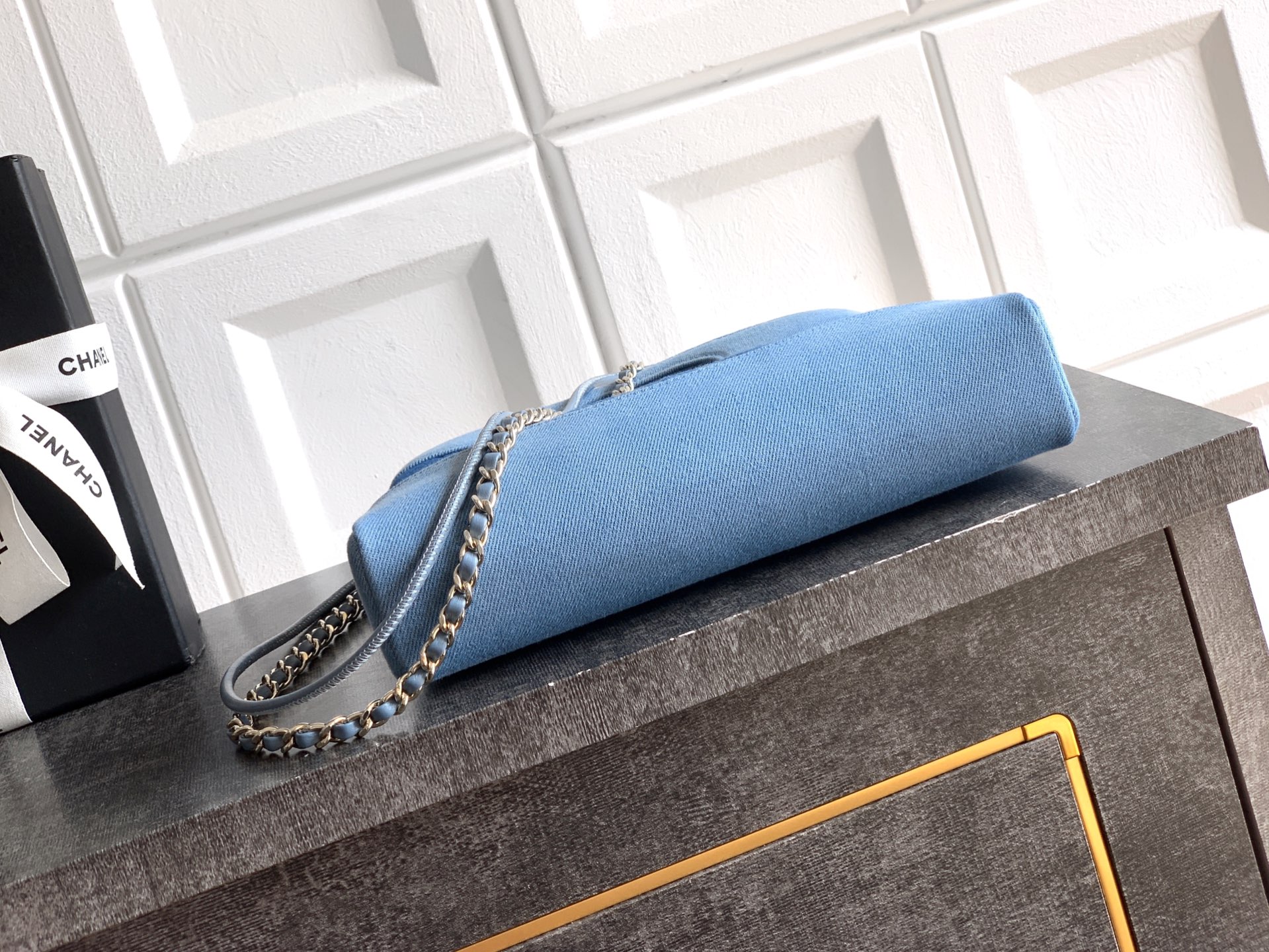 Chanel Basic Bag Blue M-l-s