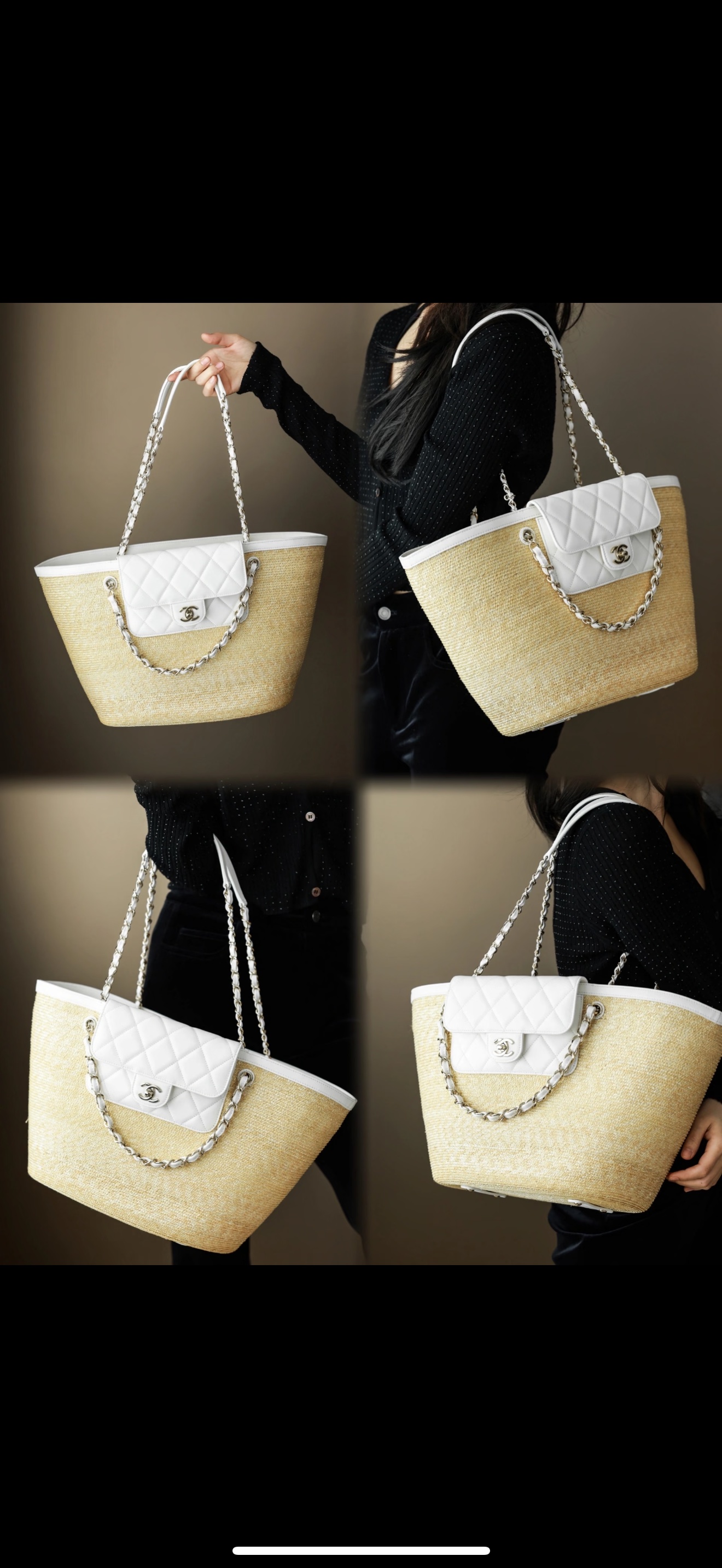 Chanel Tote Bag 13cm-18cm-l