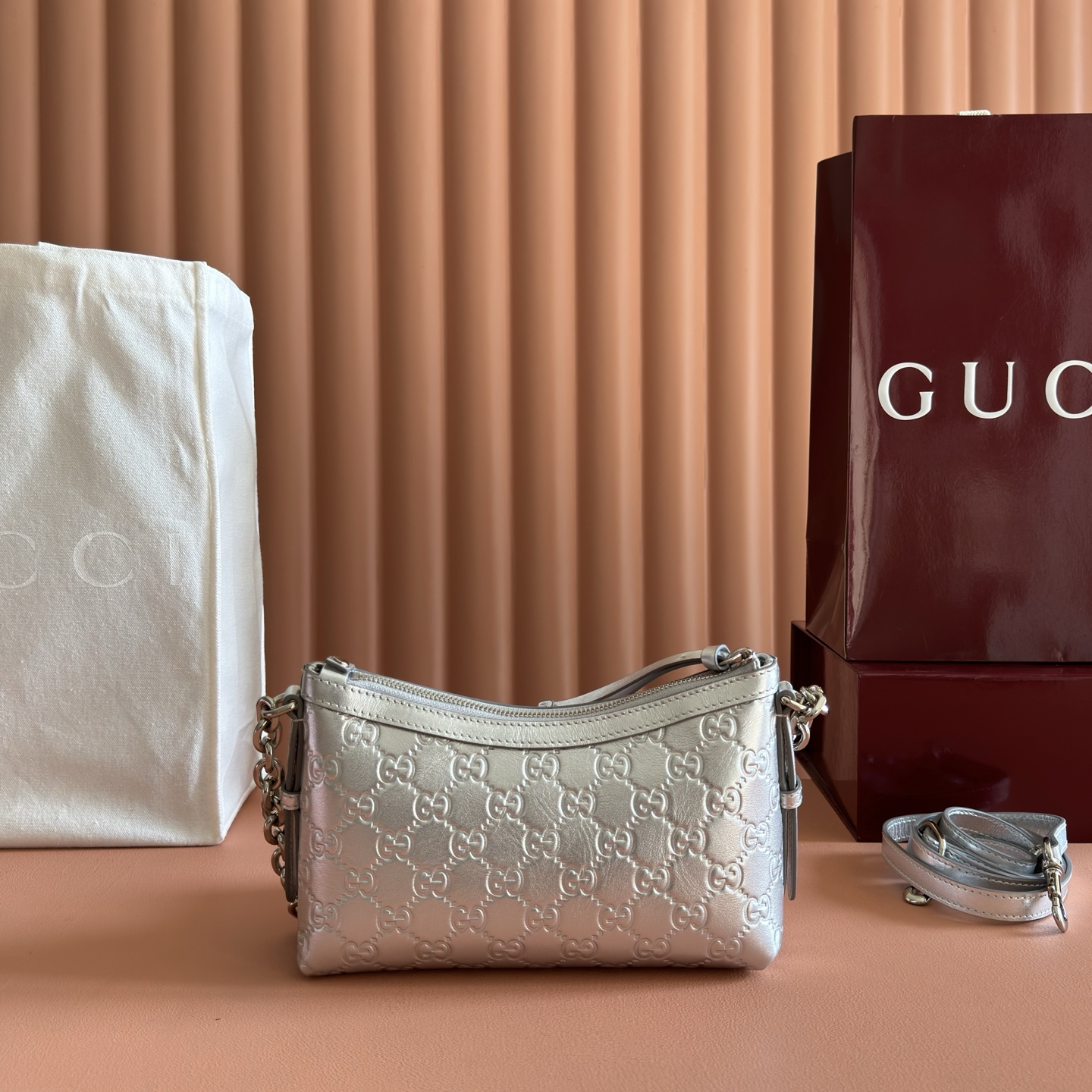 Gucci Basic Bag Brown M-l