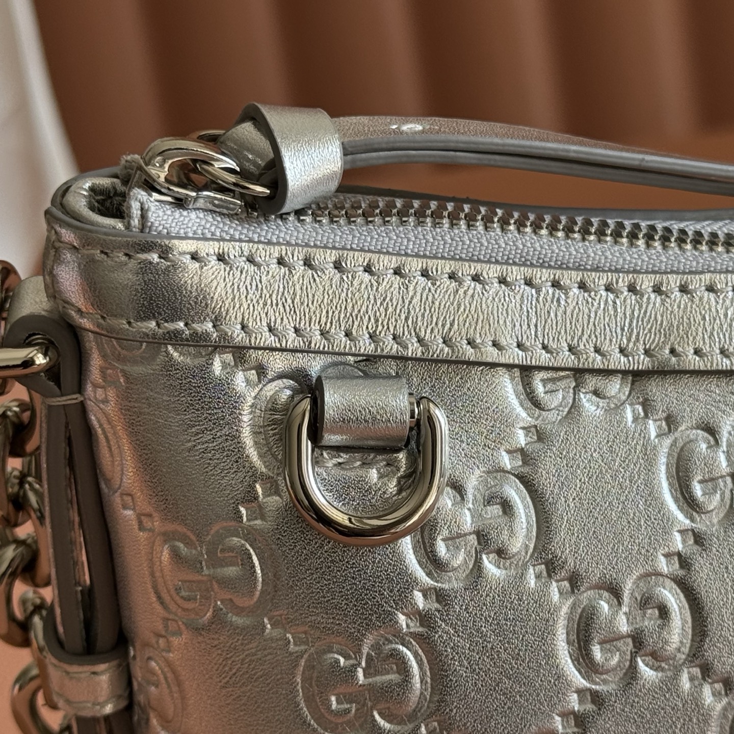 Gucci Basic Bag Brown M-l