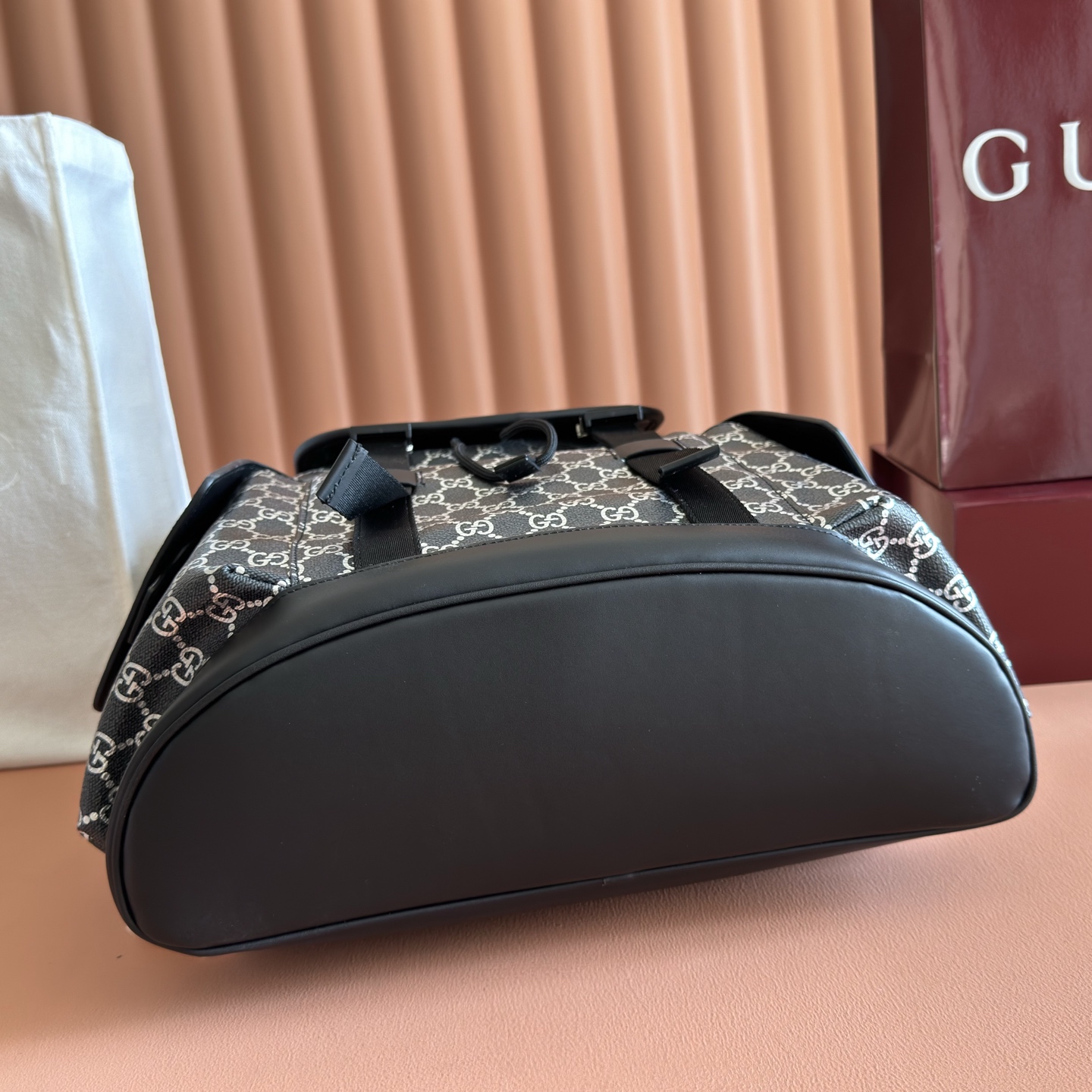 Gucci Backpack Canvas Black