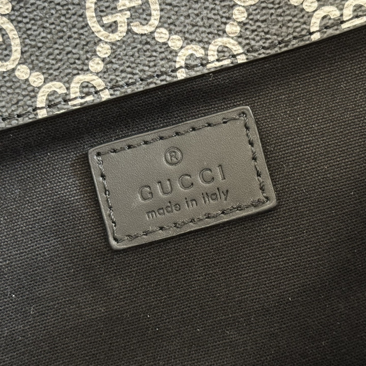 Gucci Backpack Canvas Black