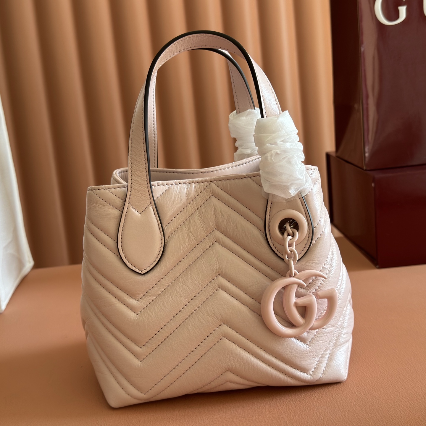 Gucci Tote Bag Cow Leather Black M
