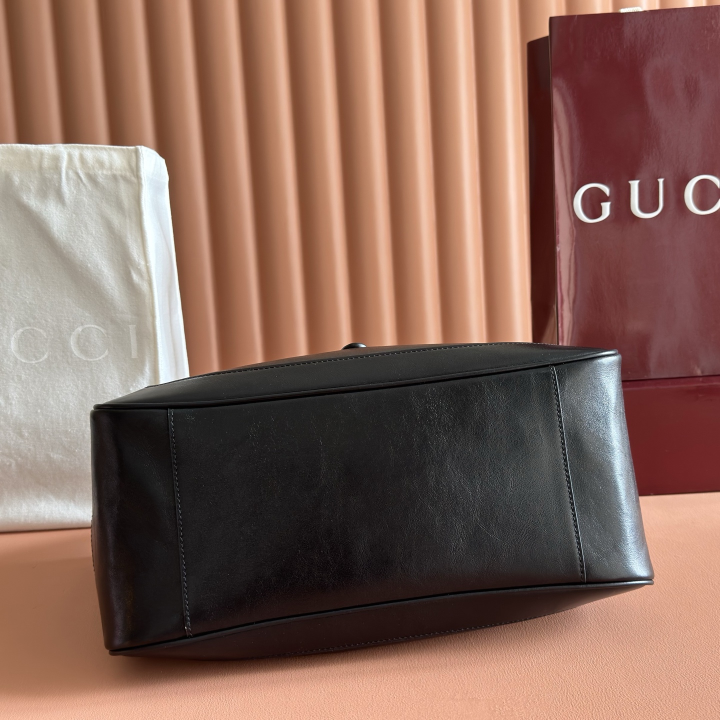 Gucci Tote Bag Canvas Brown